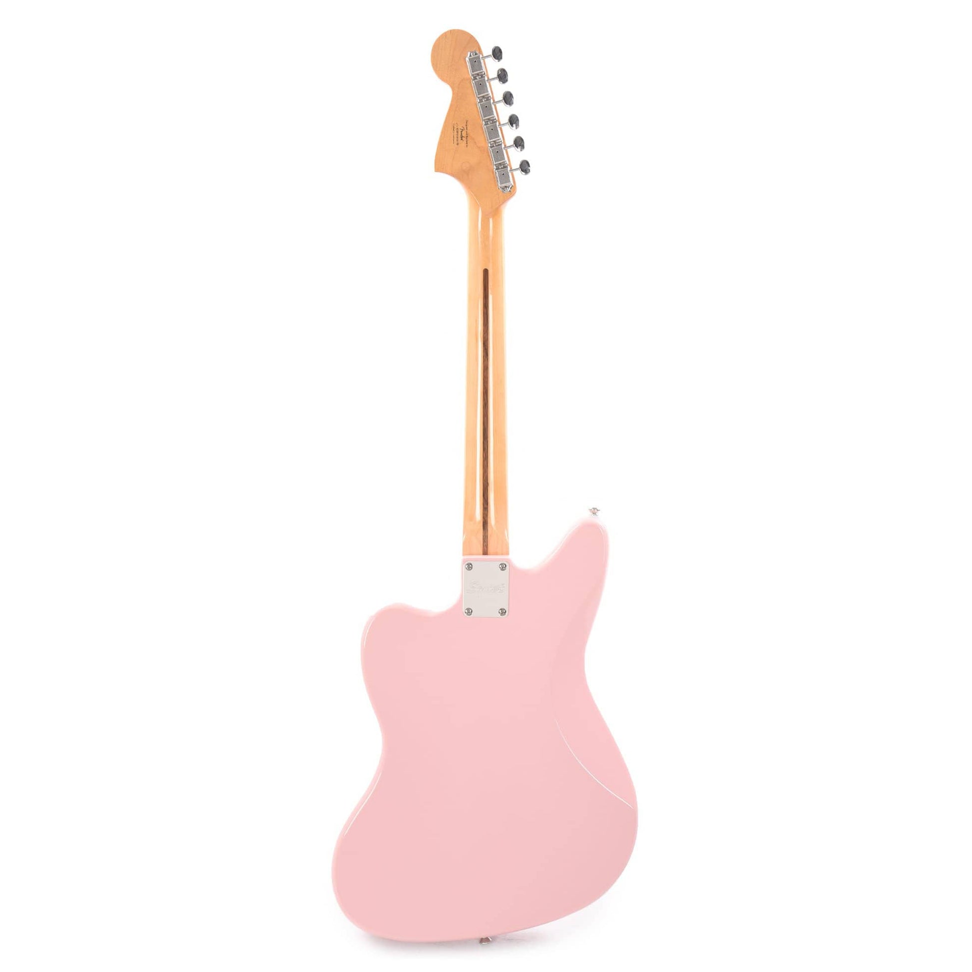 Squier Classic Vibe '60s Jaguar Shell Pink w/Matching Headcap & 3-Ply Mint Pickguard Electric Guitars / Solid Body