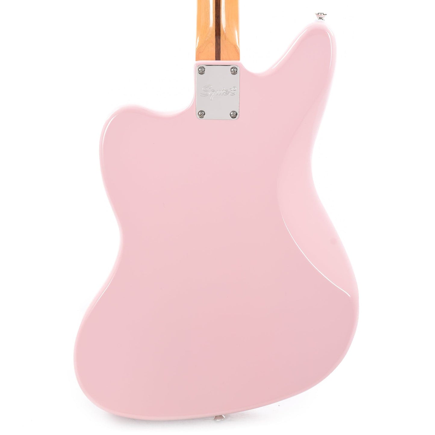 Squier Classic Vibe '60s Jaguar Shell Pink w/Matching Headcap & 3-Ply Mint Pickguard Electric Guitars / Solid Body