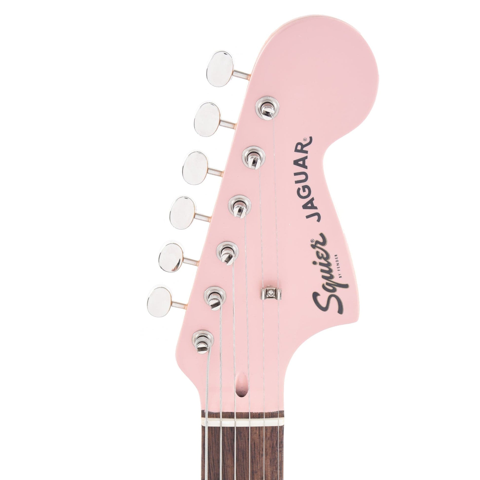 Squier Classic Vibe '60s Jaguar Shell Pink w/Matching Headcap & 3-Ply Mint Pickguard Electric Guitars / Solid Body