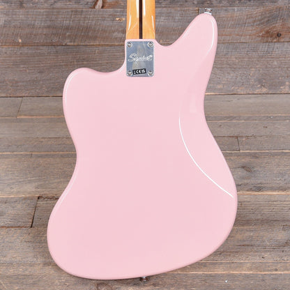 Squier Classic Vibe '60s Jaguar Shell Pink w/Matching Headcap & 3-Ply Mint Pickguard Electric Guitars / Solid Body