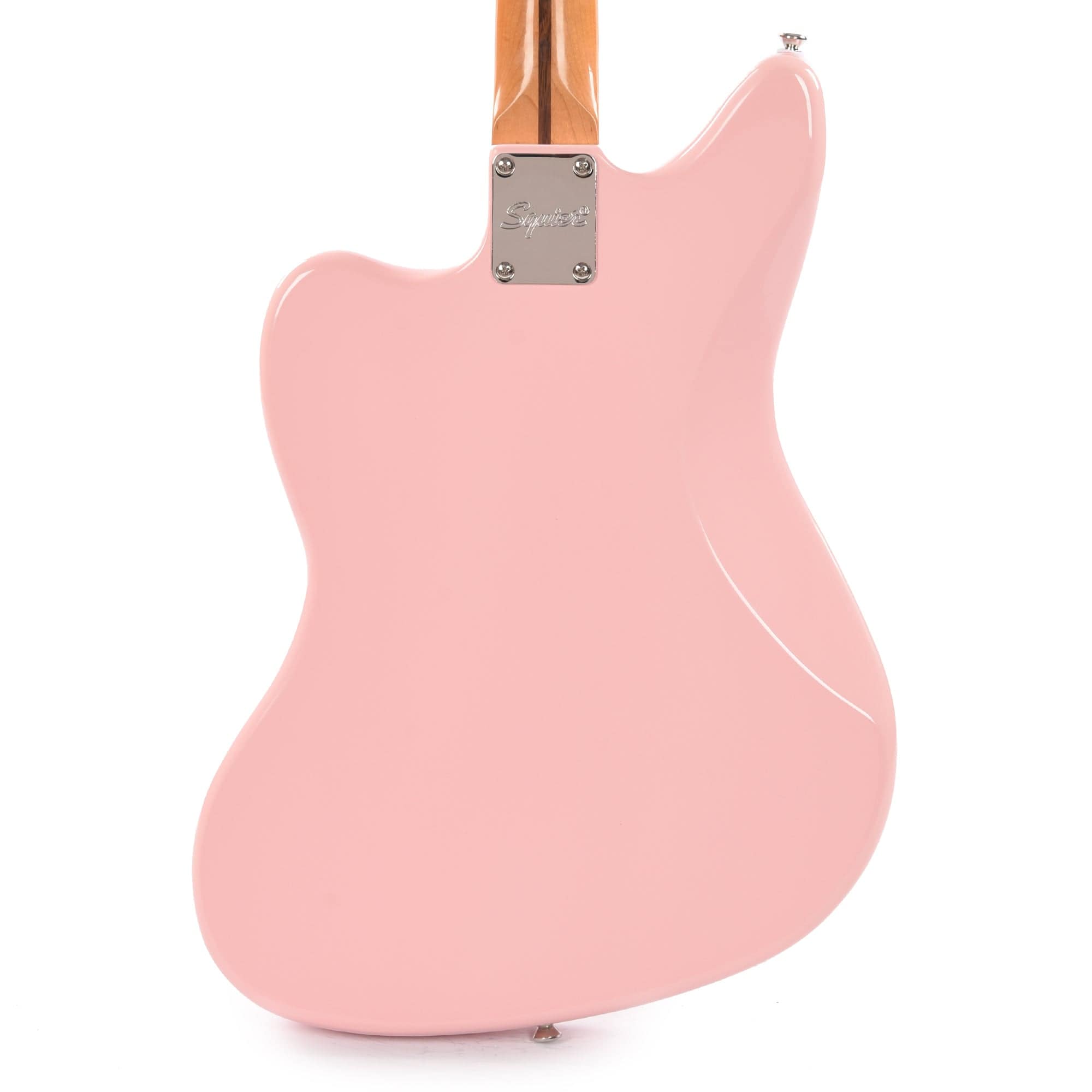 Squier Classic Vibe '60s Jaguar Shell Pink w/Matching Headcap & 3-Ply Mint Pickguard Electric Guitars / Solid Body