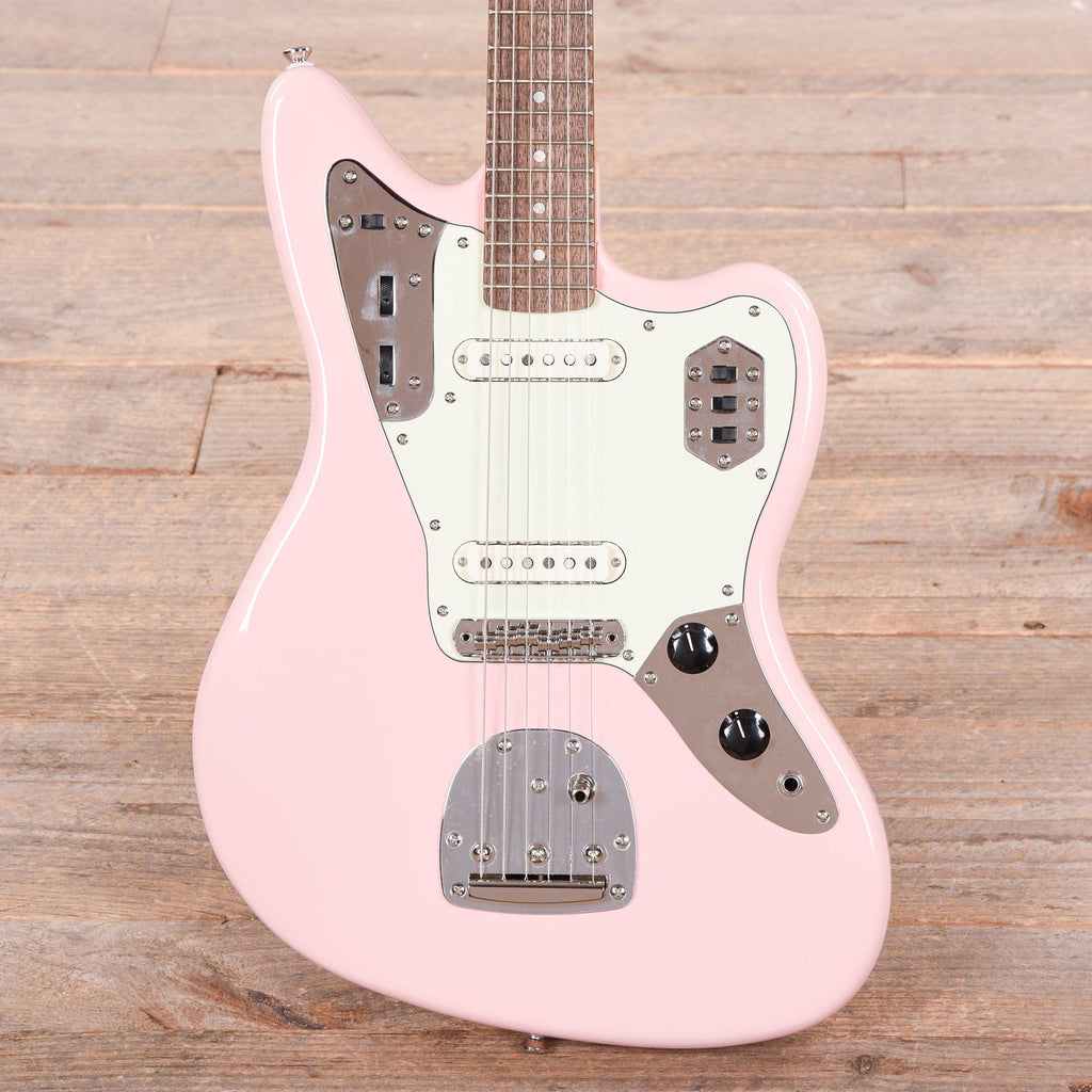 Squier Classic Vibe '60s Jaguar Shell Pink w/Matching Headcap & 3