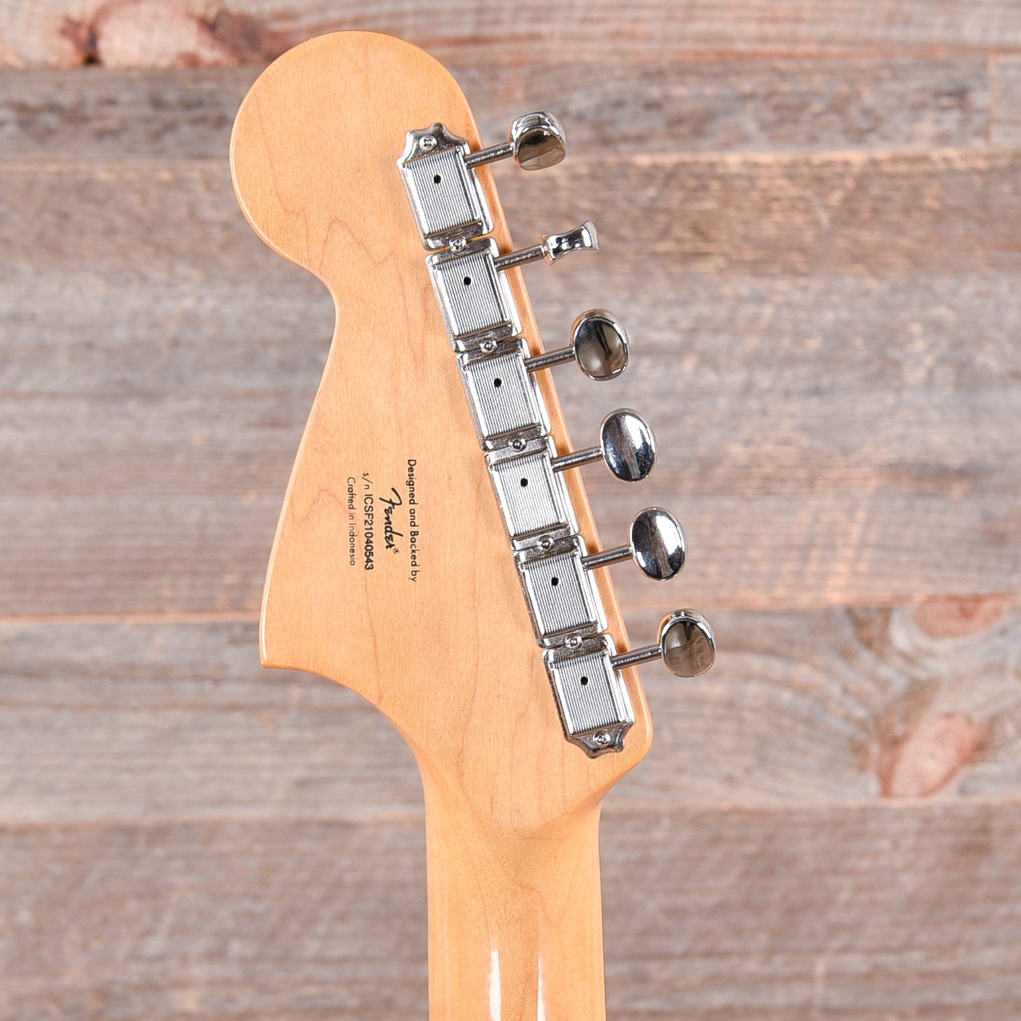 Squier Classic Vibe '60s Jaguar Shell Pink w/Matching Headcap & 3-Ply Mint Pickguard Electric Guitars / Solid Body