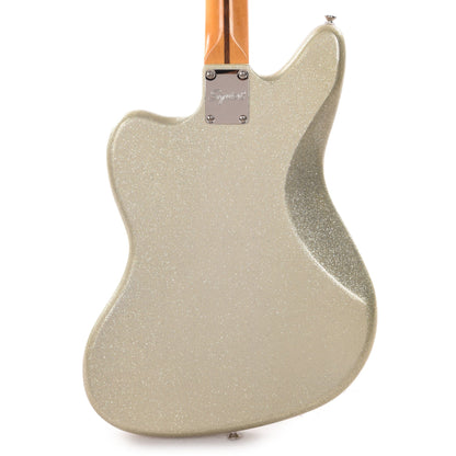 Squier Classic Vibe '60s Jaguar Silver Sparkle w/Matching Headcap Electric Guitars / Solid Body