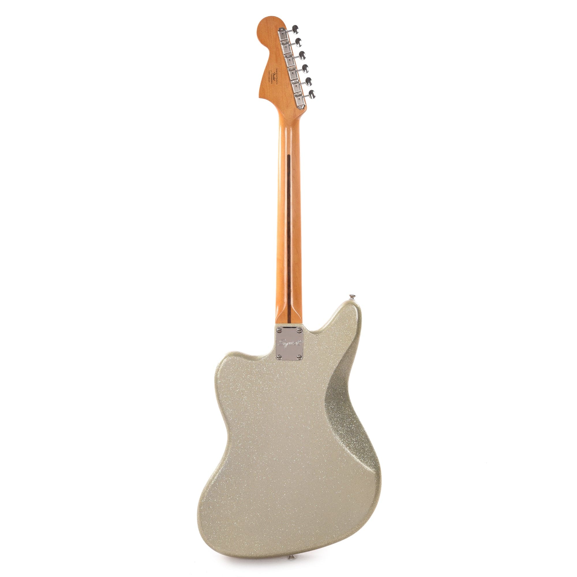 Squier Classic Vibe '60s Jaguar Silver Sparkle w/Matching Headcap Electric Guitars / Solid Body