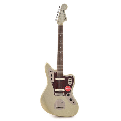 Squier Classic Vibe '60s Jaguar Silver Sparkle w/Matching Headcap Electric Guitars / Solid Body