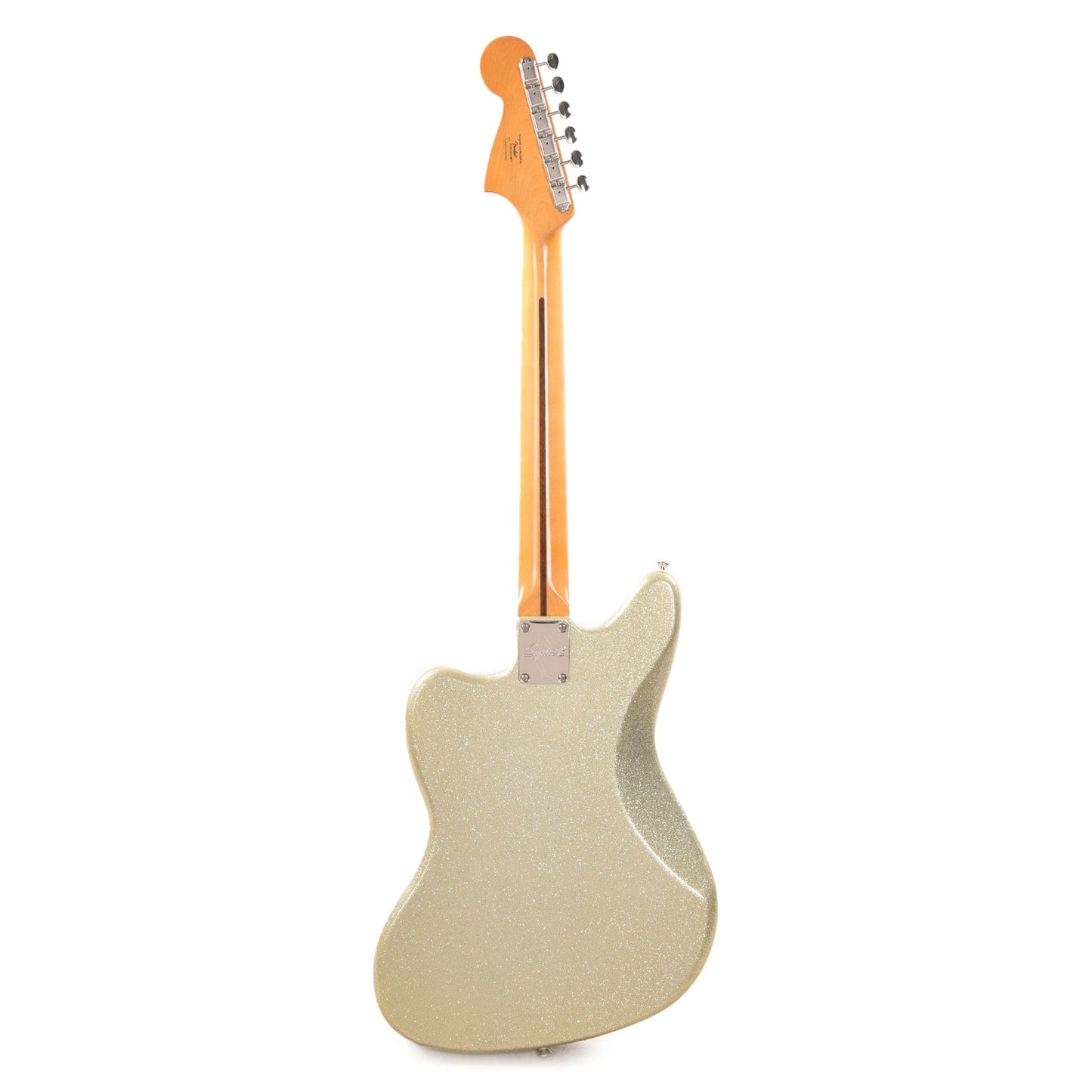 Squier Classic Vibe '60s Jaguar Silver Sparkle w/Matching Headcap Electric Guitars / Solid Body