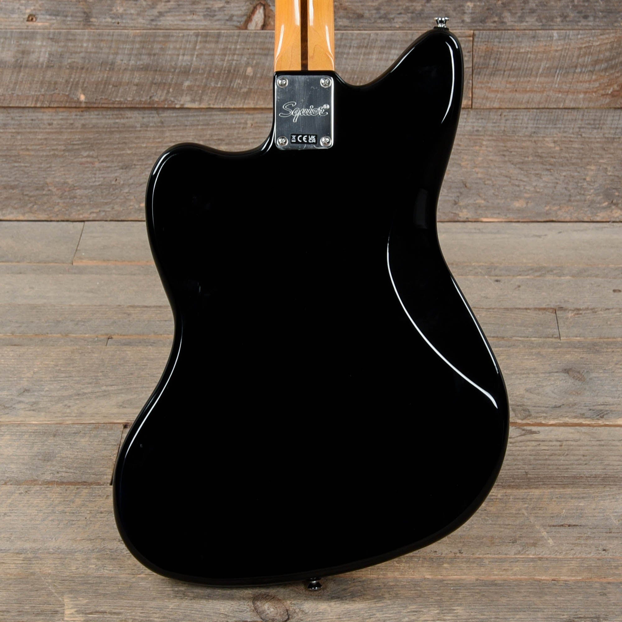 Squier Classic Vibe '60s Jazzmaster Black w/Gold Anodized Pickguard Electric Guitars / Solid Body