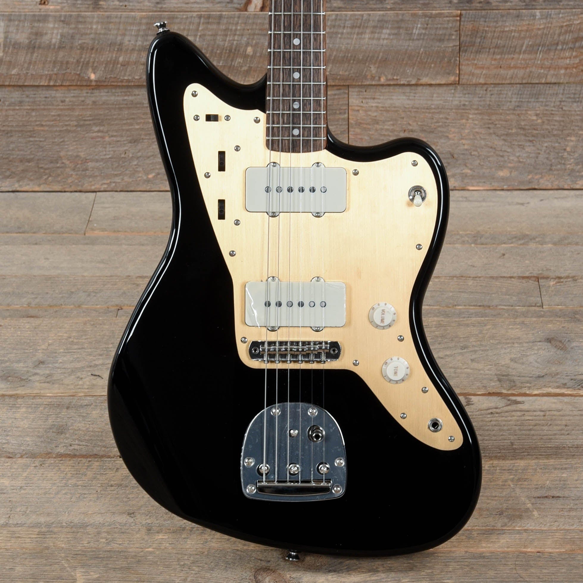 Squier Classic Vibe '60s Jazzmaster Black w/Gold Anodized Pickguard Electric Guitars / Solid Body