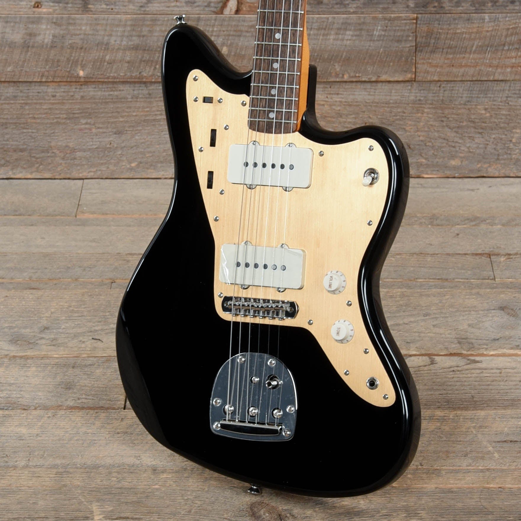 Squier Classic Vibe '60s Jazzmaster Black w/Gold Anodized Pickguard Electric Guitars / Solid Body