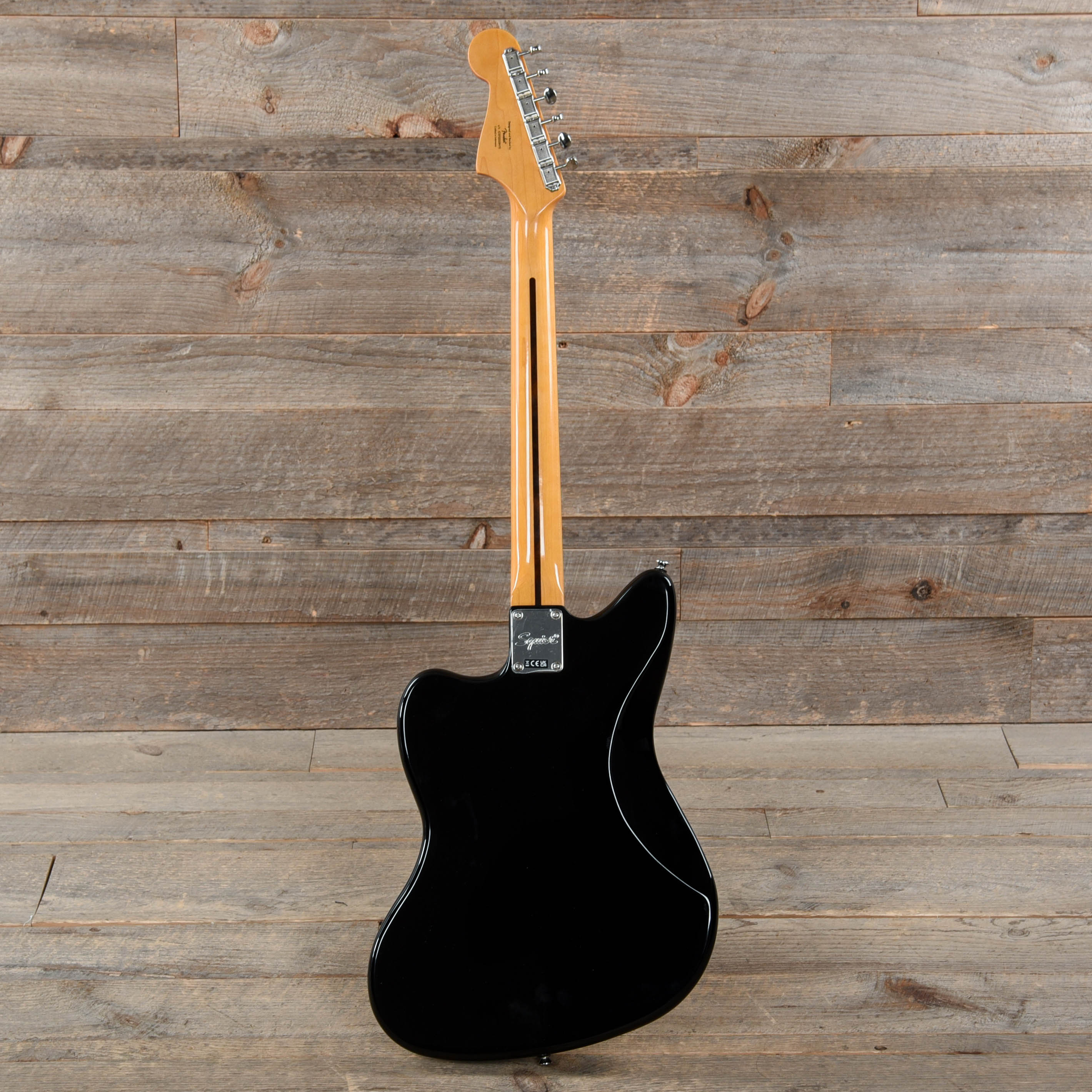 Squier Classic Vibe '60s Jazzmaster Black w/Gold Anodized Pickguard Electric Guitars / Solid Body