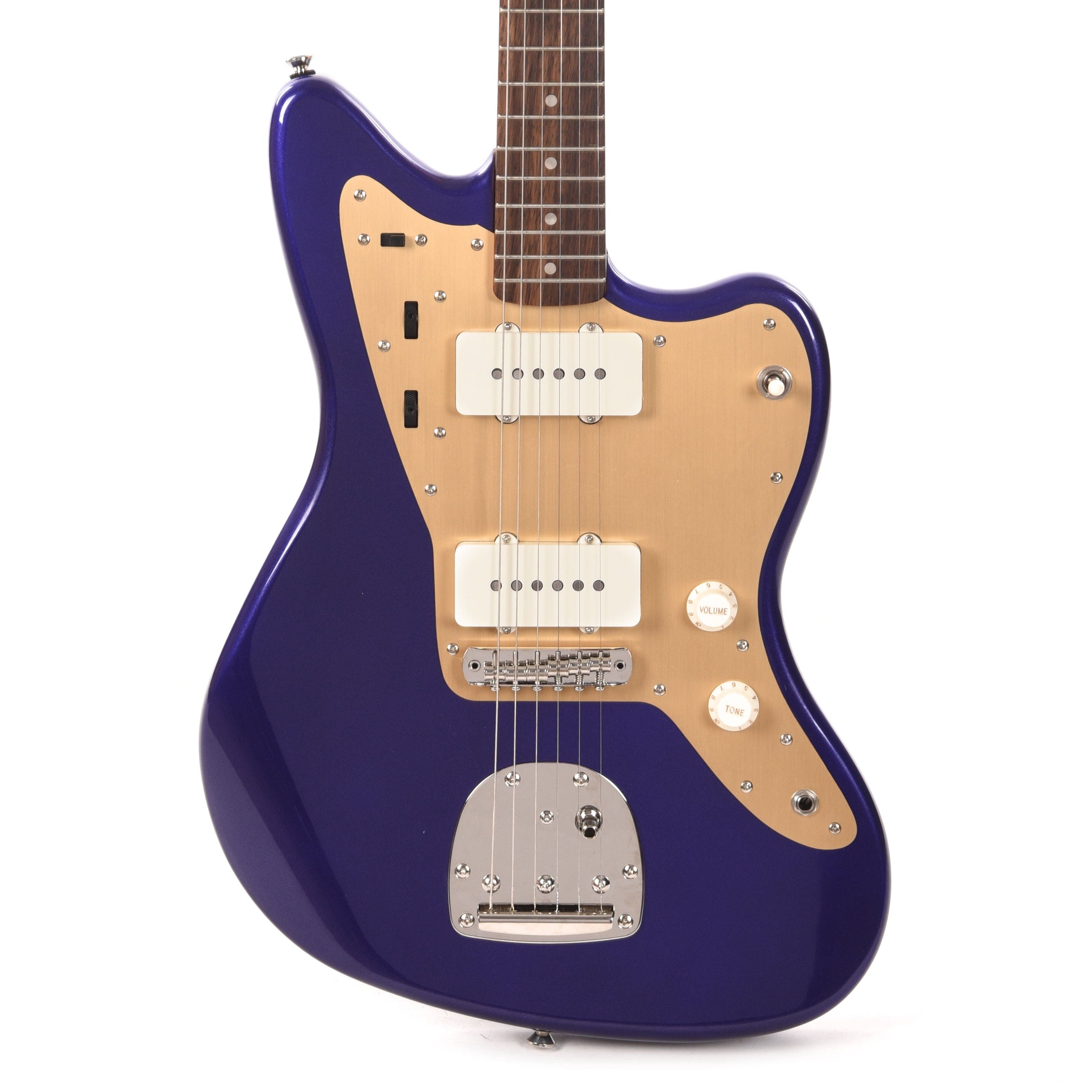 Squier Classic Vibe '60s Jazzmaster Purple Metallic w/Anodized Gold Pickguard Electric Guitars / Solid Body