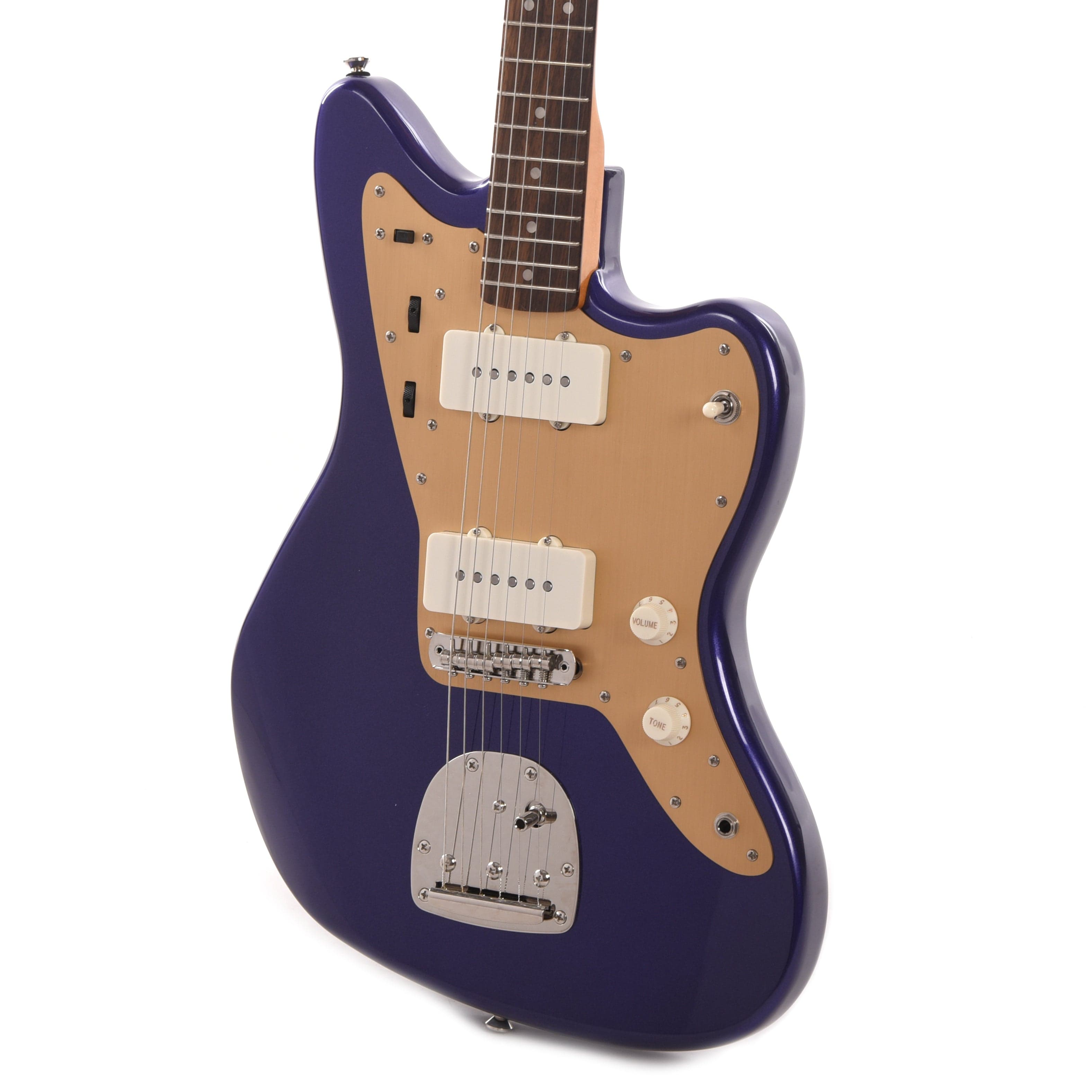 Squier Classic Vibe '60s Jazzmaster Purple Metallic w/Anodized Gold Pickguard Electric Guitars / Solid Body