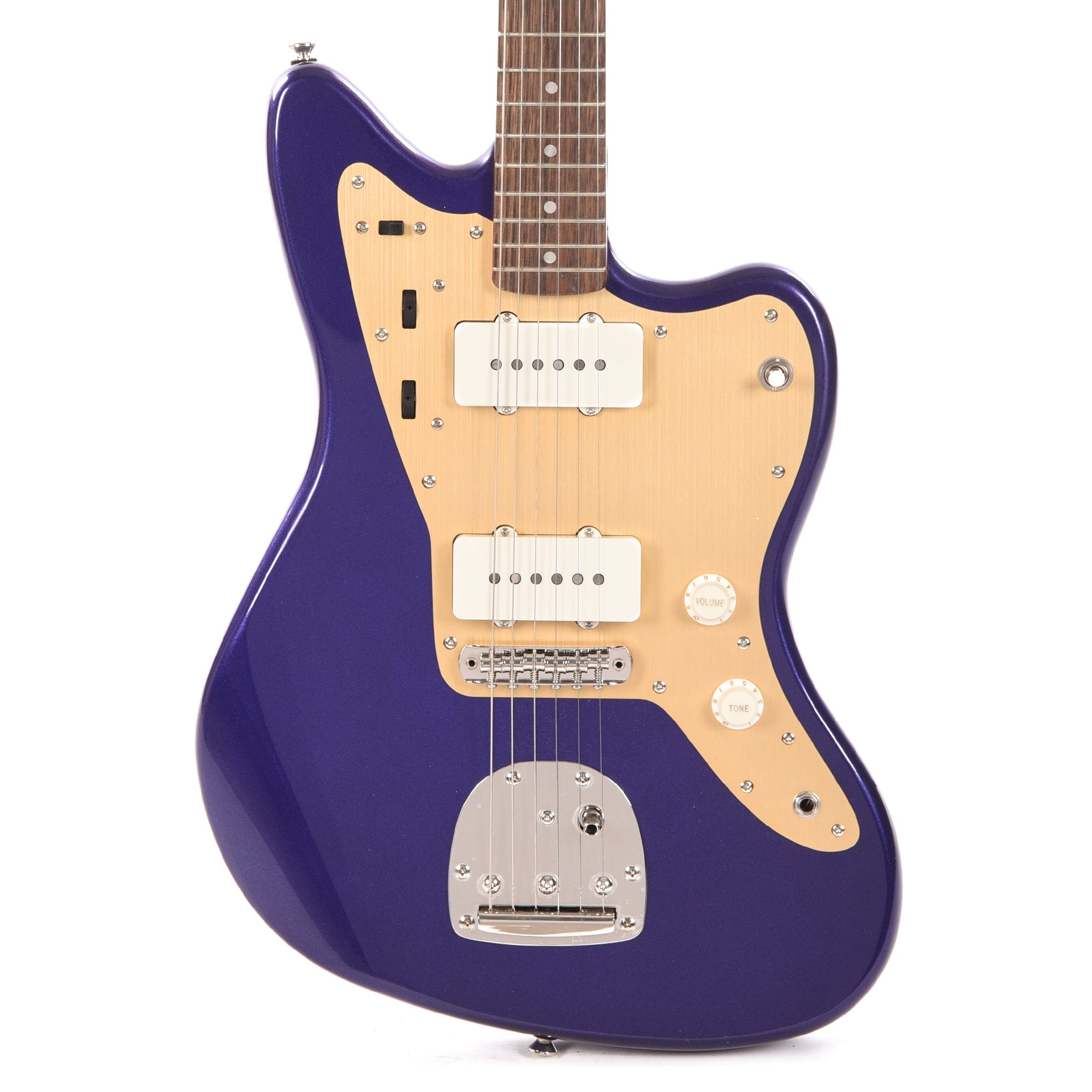 Squier Classic Vibe '60s Jazzmaster Purple Metallic w/Anodized Gold Pickguard Electric Guitars / Solid Body