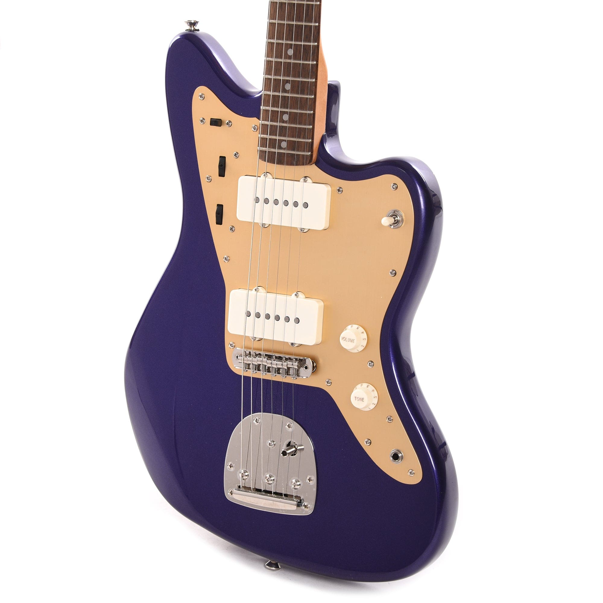 Squier Classic Vibe '60s Jazzmaster Purple Metallic w/Anodized Gold Pickguard Electric Guitars / Solid Body