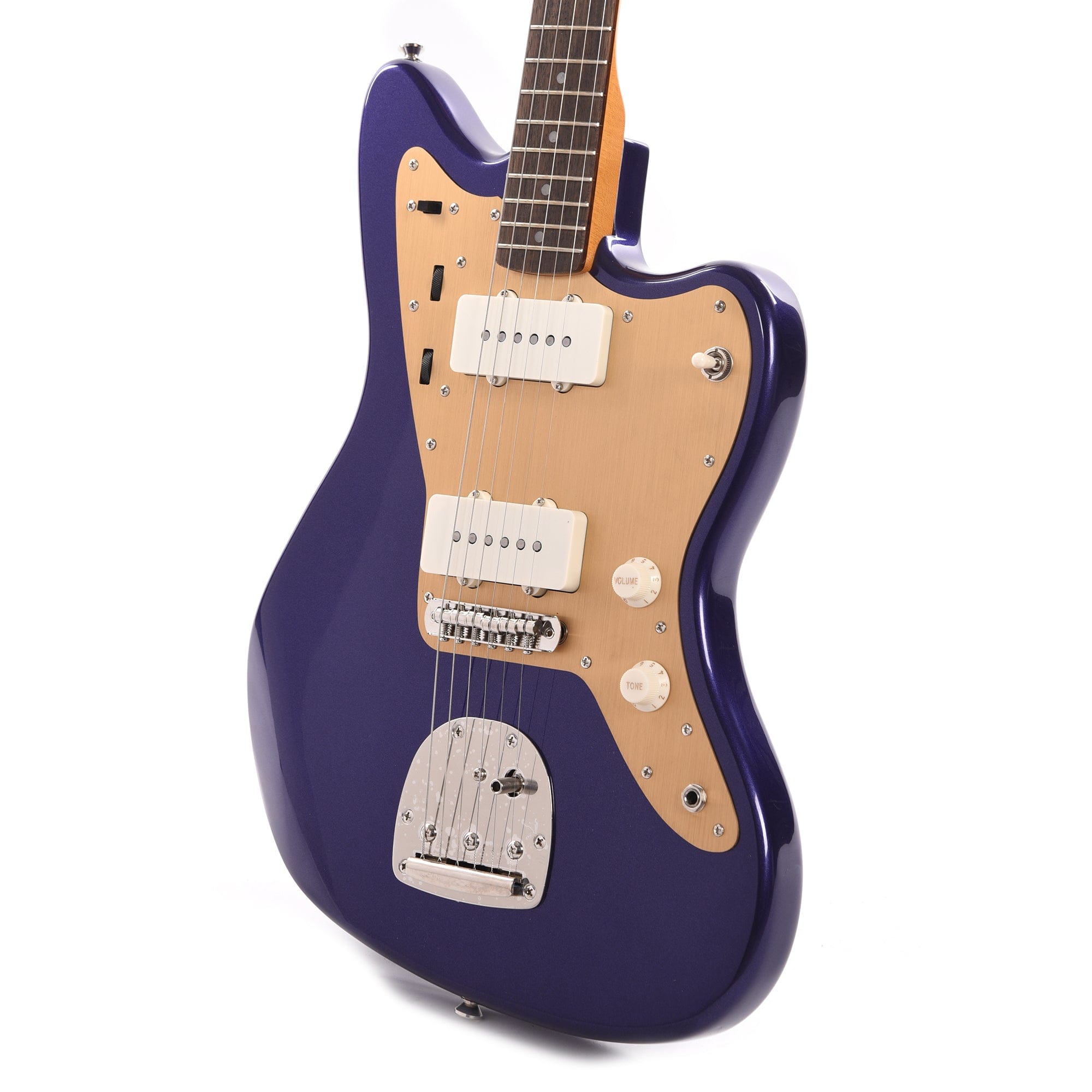 Squier Classic Vibe '60s Jazzmaster Purple Metallic w/Anodized Gold Pickguard Electric Guitars / Solid Body