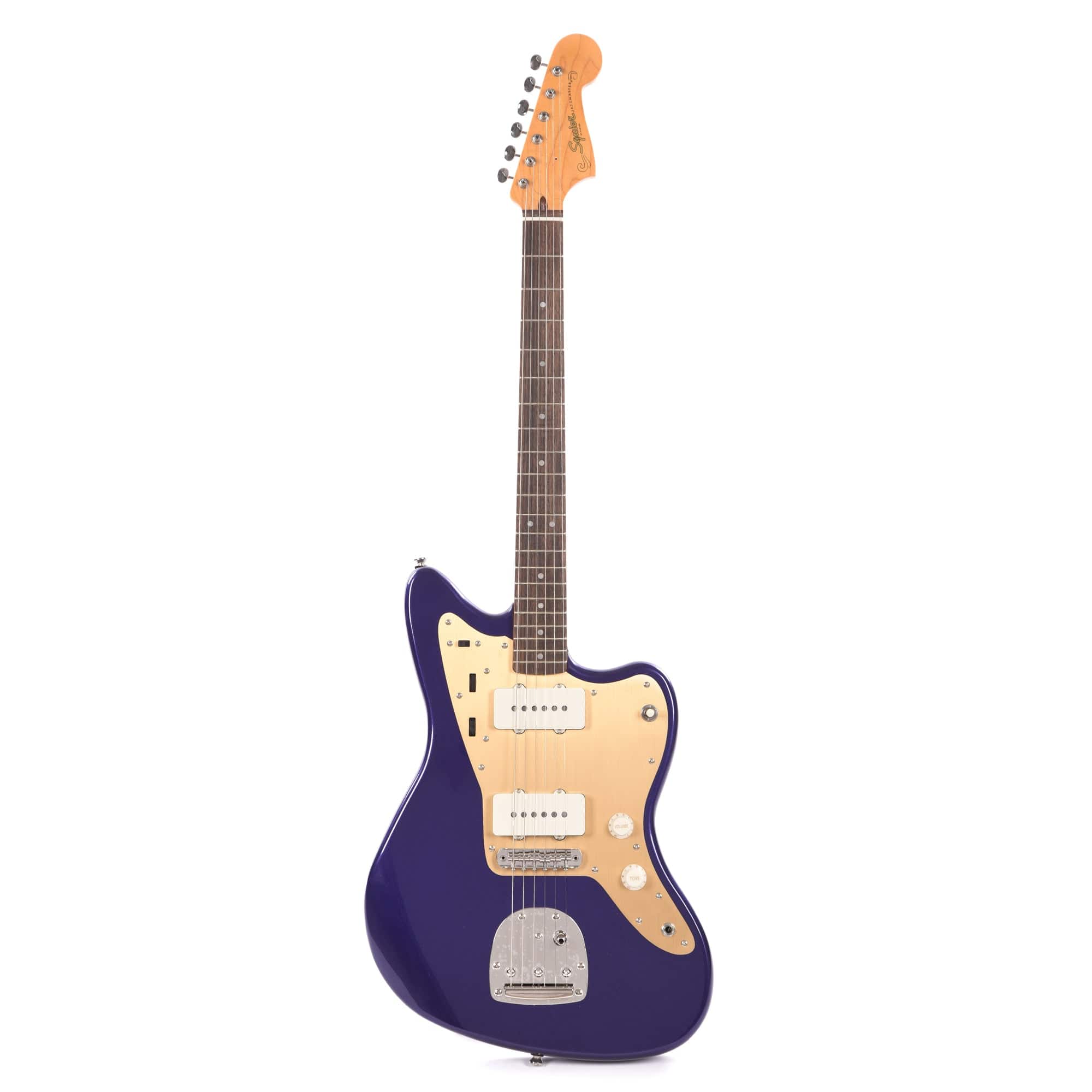 Squier Classic Vibe '60s Jazzmaster Purple Metallic w/Anodized Gold Pickguard Electric Guitars / Solid Body