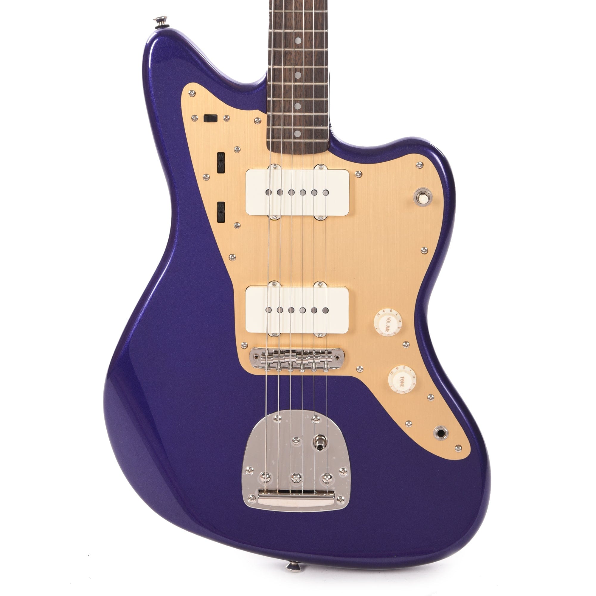 Squier Classic Vibe '60s Jazzmaster Purple Metallic w/Anodized Gold Pickguard Electric Guitars / Solid Body