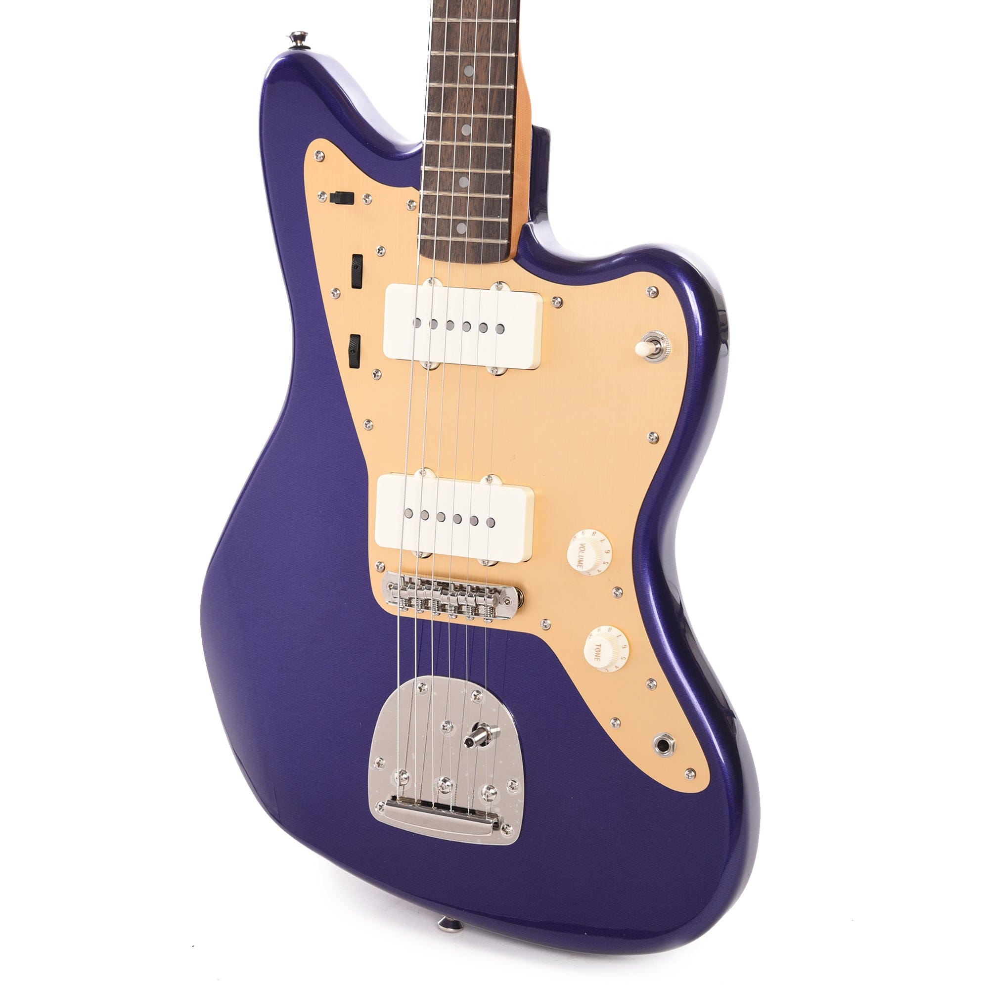 Squier Classic Vibe '60s Jazzmaster Purple Metallic w/Anodized Gold Pickguard Electric Guitars / Solid Body