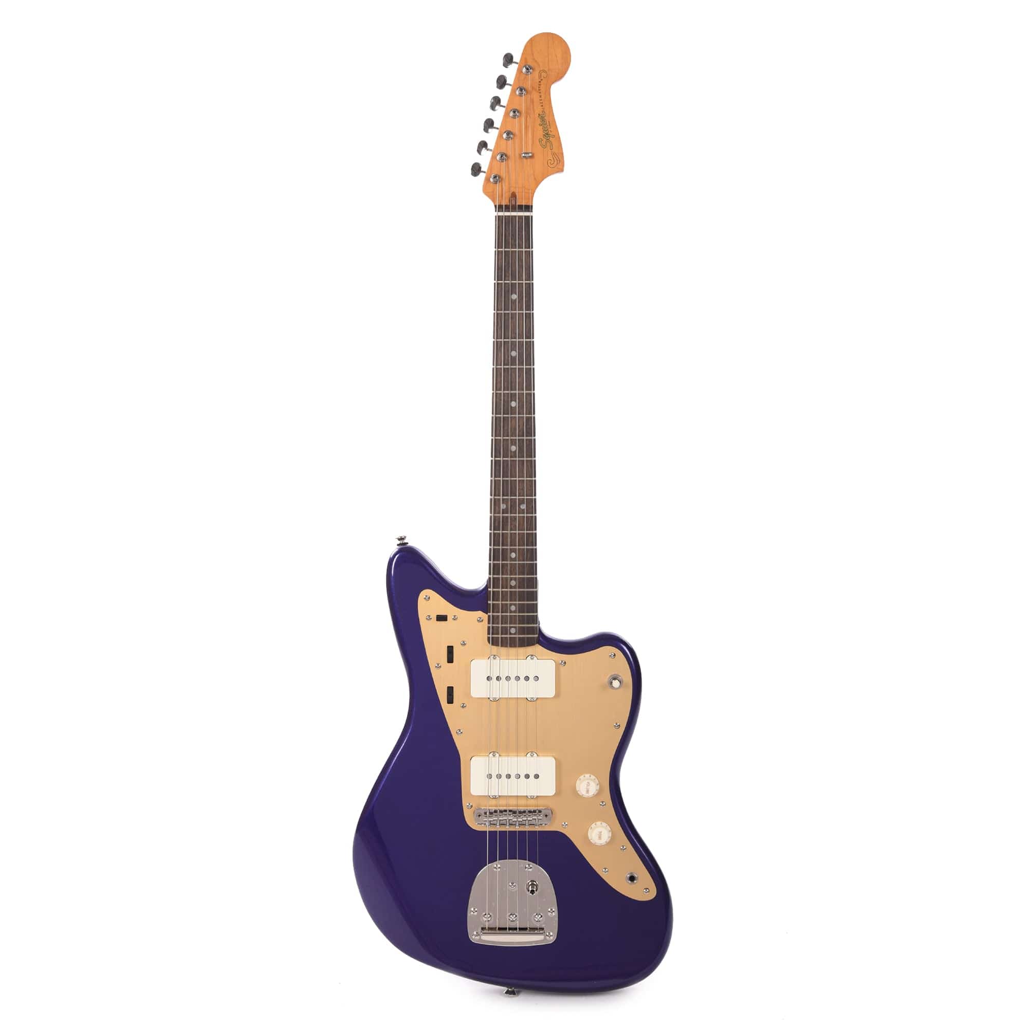 Squier Classic Vibe '60s Jazzmaster Purple Metallic w/Anodized Gold Pickguard Electric Guitars / Solid Body