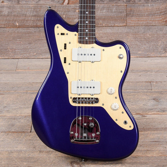 Squier Classic Vibe '60s Jazzmaster Purple Metallic w/Anodized Gold Pickguard Electric Guitars / Solid Body