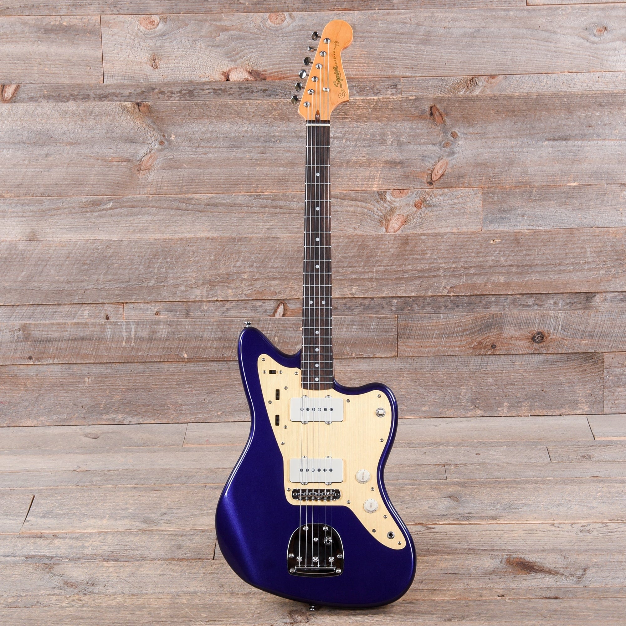 Squier Classic Vibe '60s Jazzmaster Purple Metallic w/Anodized Gold Pickguard Electric Guitars / Solid Body