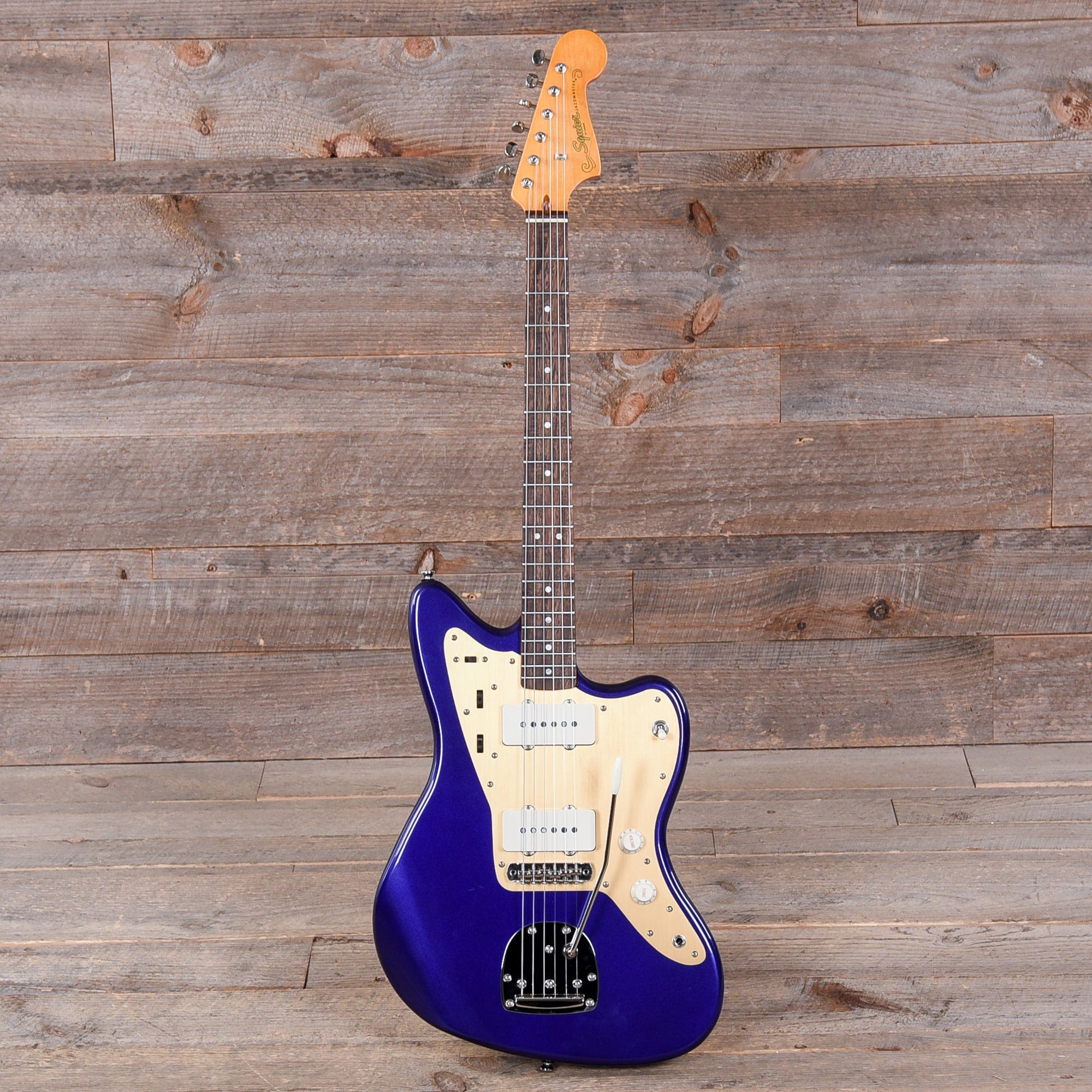 Squier Classic Vibe '60s Jazzmaster Purple Metallic w/Anodized Gold Pickguard Electric Guitars / Solid Body