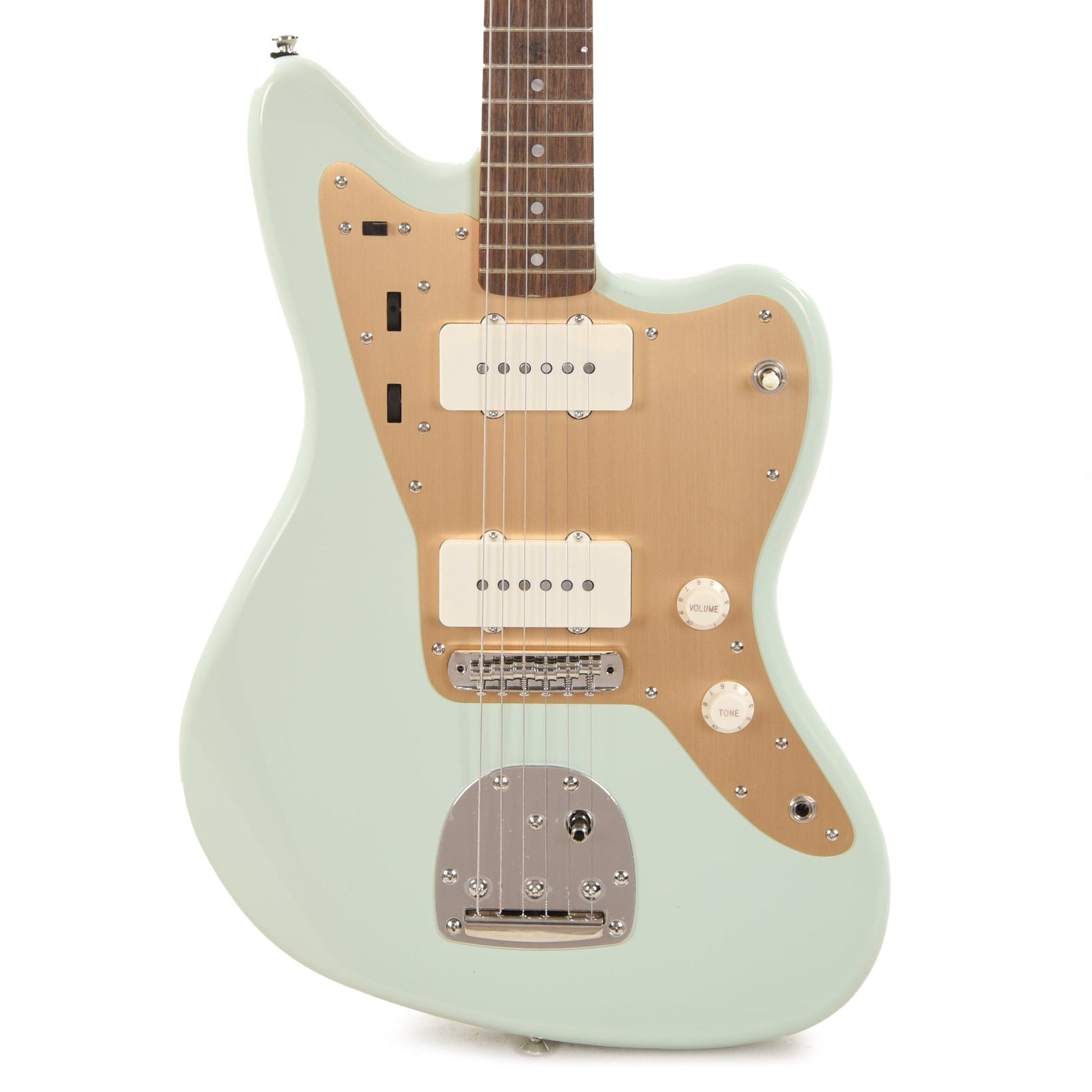 Squier Classic Vibe '60s Jazzmaster Surf Green w/Gold Anodized Pickguard Electric Guitars / Solid Body