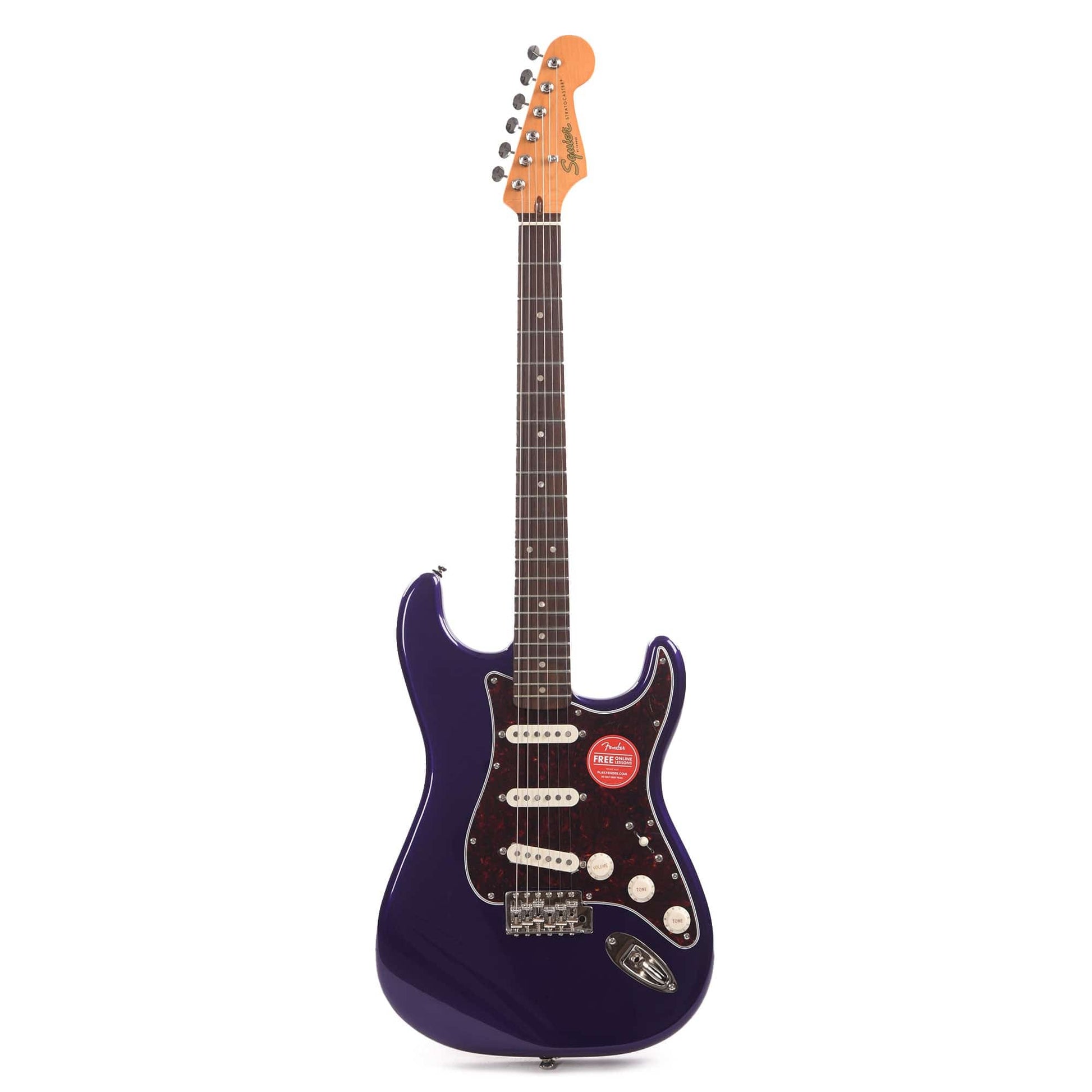 Squier Classic Vibe '60s Stratocaster Purple Metallic w/4-Ply Tortoise Pickguard Electric Guitars / Solid Body