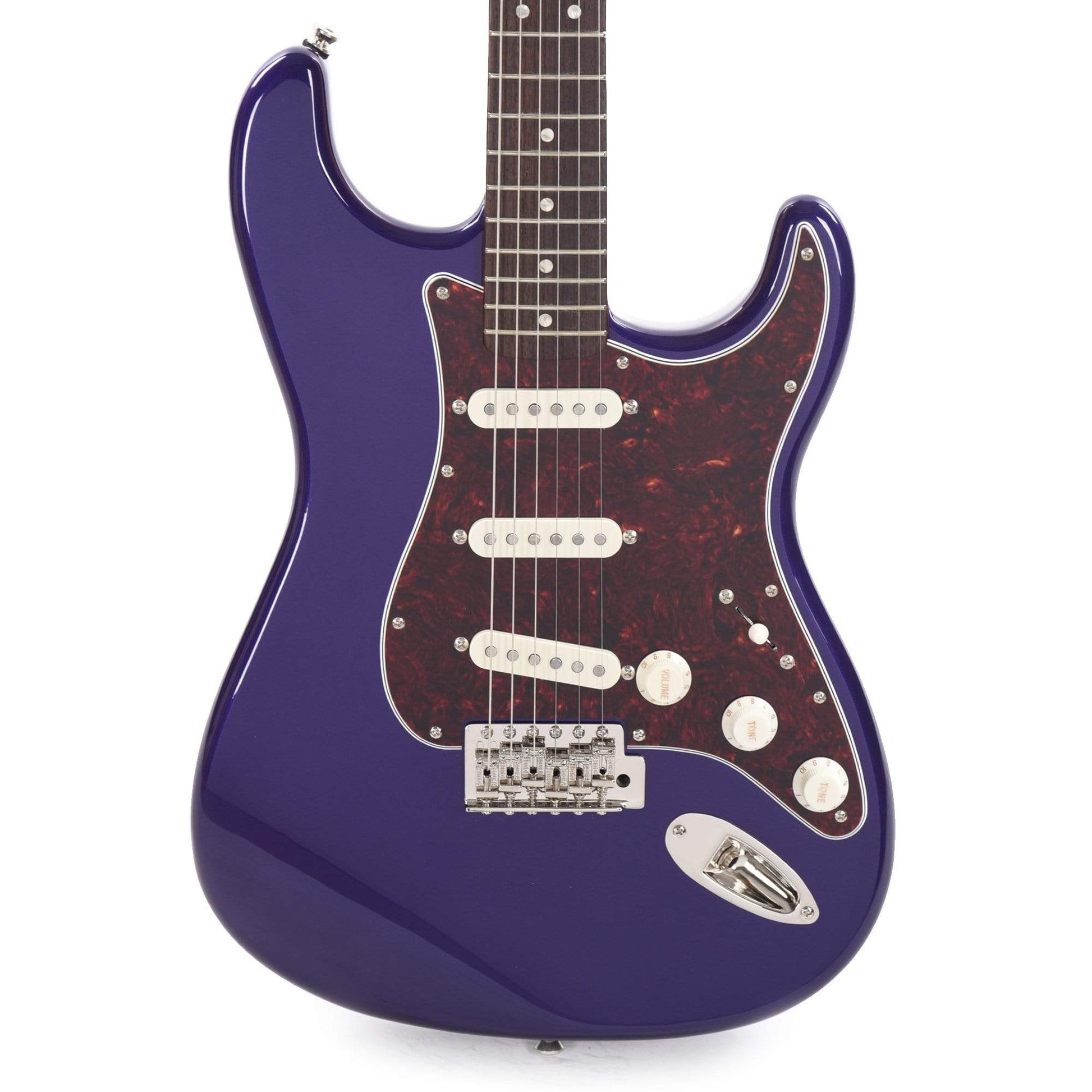 Squier Classic Vibe '60s Stratocaster Purple Metallic w/4-Ply Tortoise Pickguard Electric Guitars / Solid Body