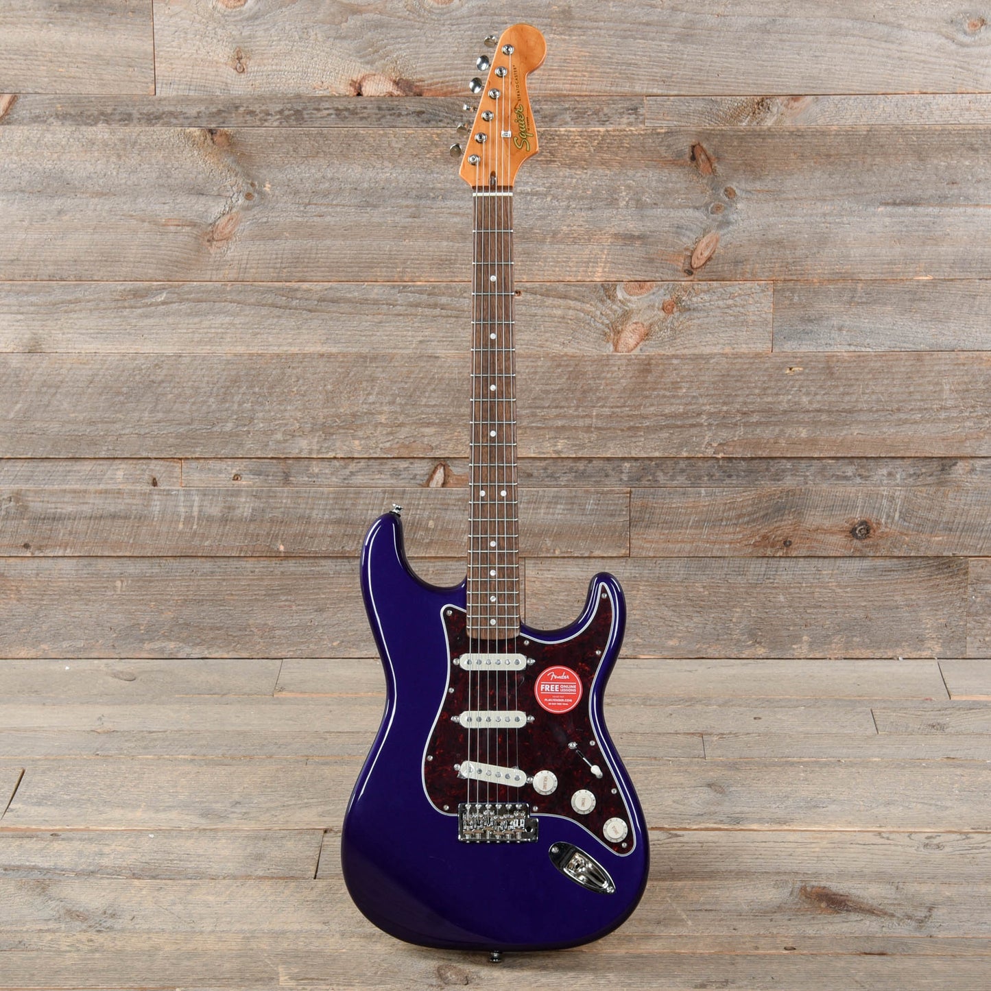 Squier Classic Vibe '60s Stratocaster Purple Metallic w/4-Ply Tortoise Pickguard Electric Guitars / Solid Body