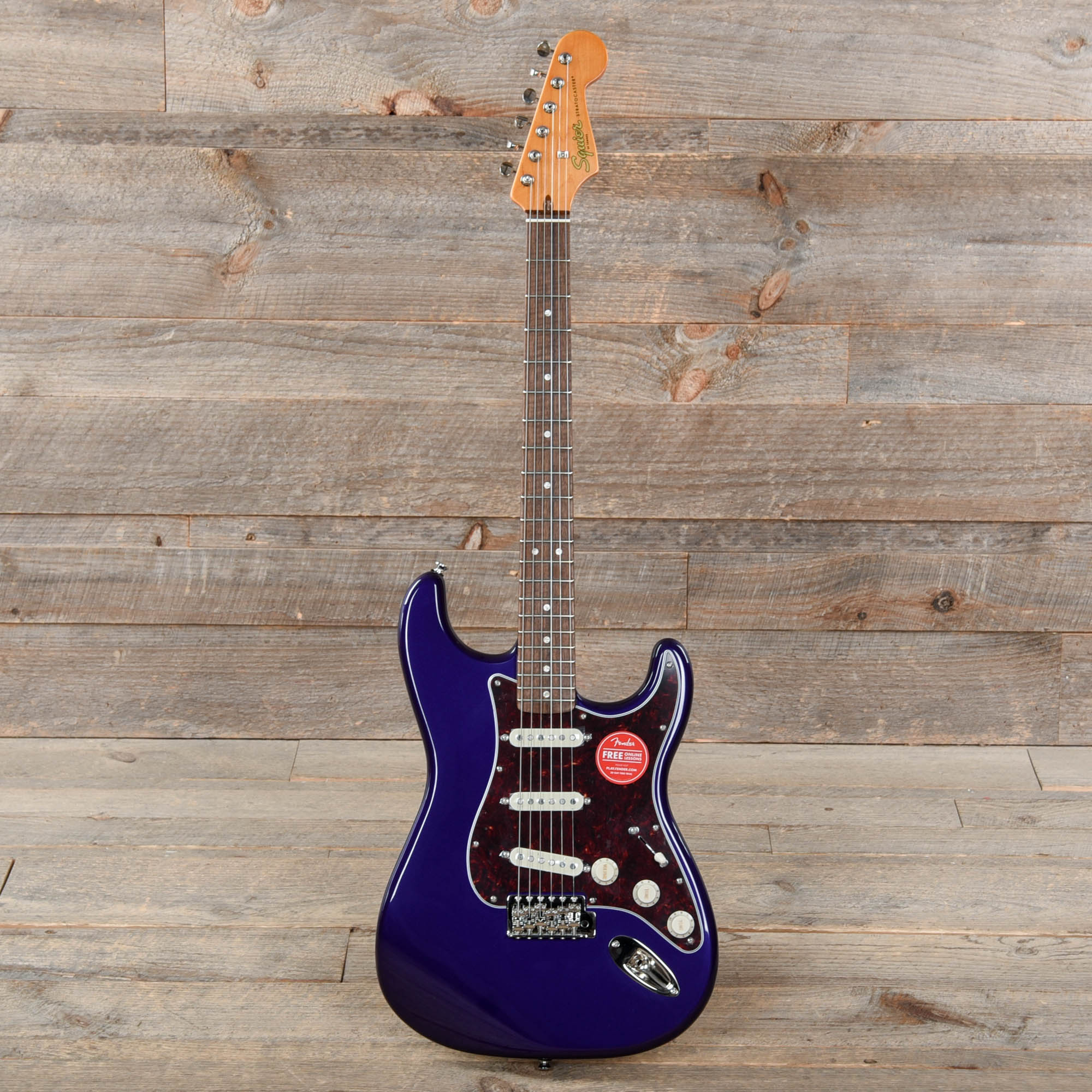 Squier Classic Vibe '60s Stratocaster Purple Metallic w/4-Ply Tortoise Pickguard Electric Guitars / Solid Body