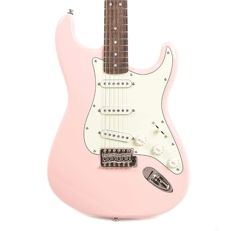 Squier Classic Vibe '60s Stratocaster Shell Pink w/Mint Pickguard Electric Guitars / Solid Body