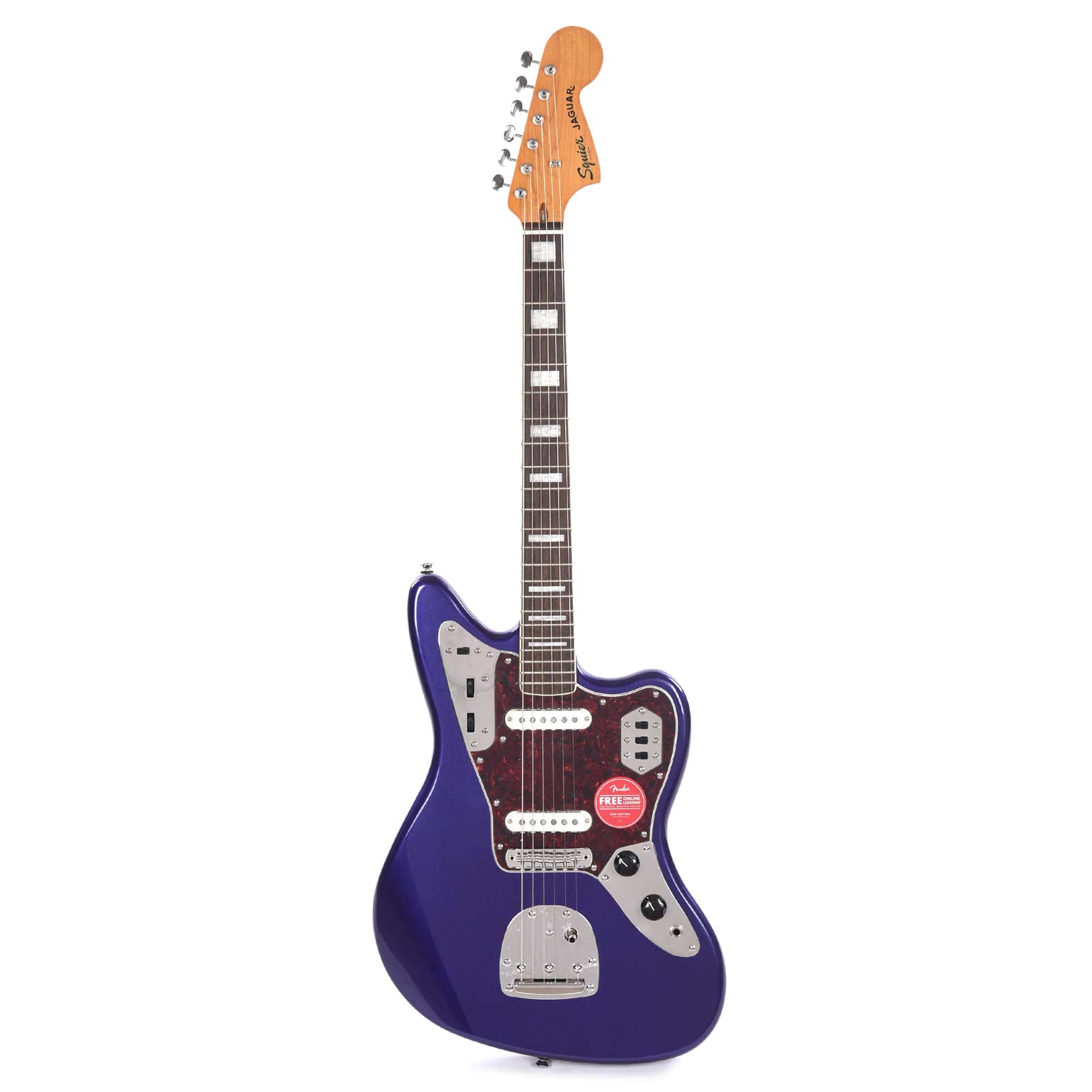 Squier Classic Vibe '70s Jaguar Purple Metallic w/4-Ply Tortoise Pickguard Electric Guitars / Solid Body