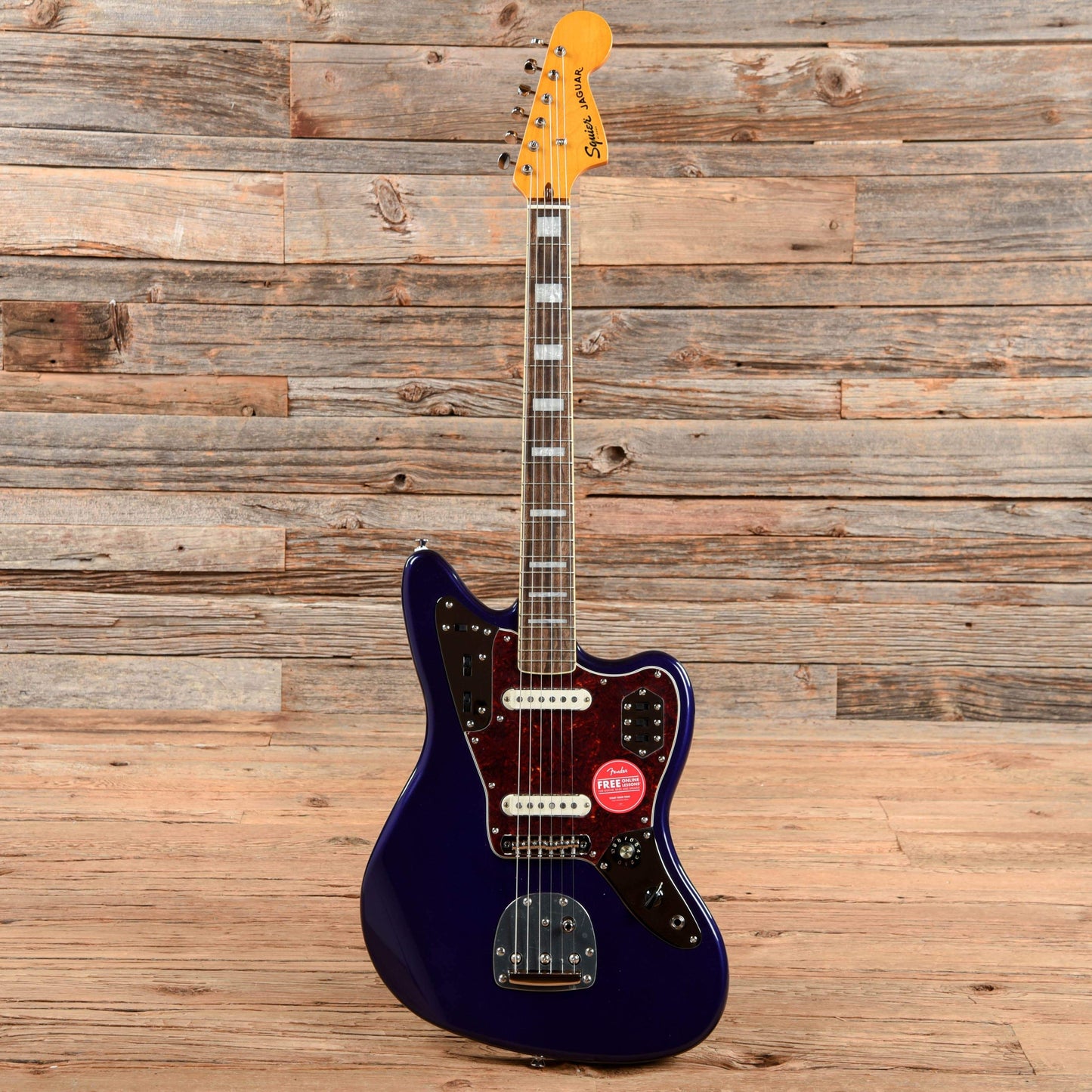 Squier Classic Vibe '70s Jaguar Purple Metallic w/4-Ply Tortoise Pickguard Electric Guitars / Solid Body