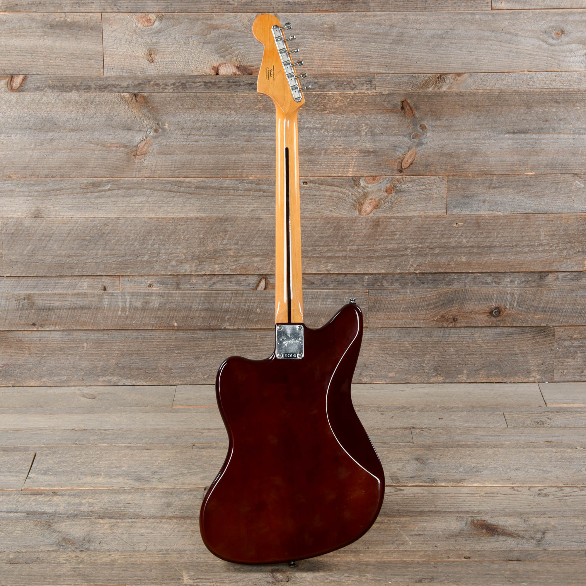 Squier Classic Vibe 70s Jazzmaster Maple Neck Walnut w/Black Blocks/Binding Electric Guitars / Solid Body