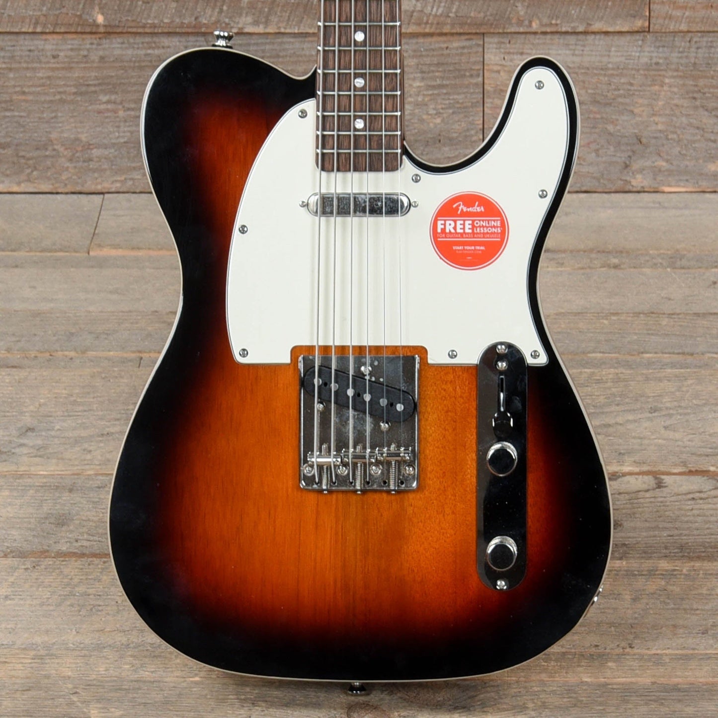 Squier Classic Vibe Baritone Custom Telecaster 3-Tone Sunburst Electric Guitars / Solid Body