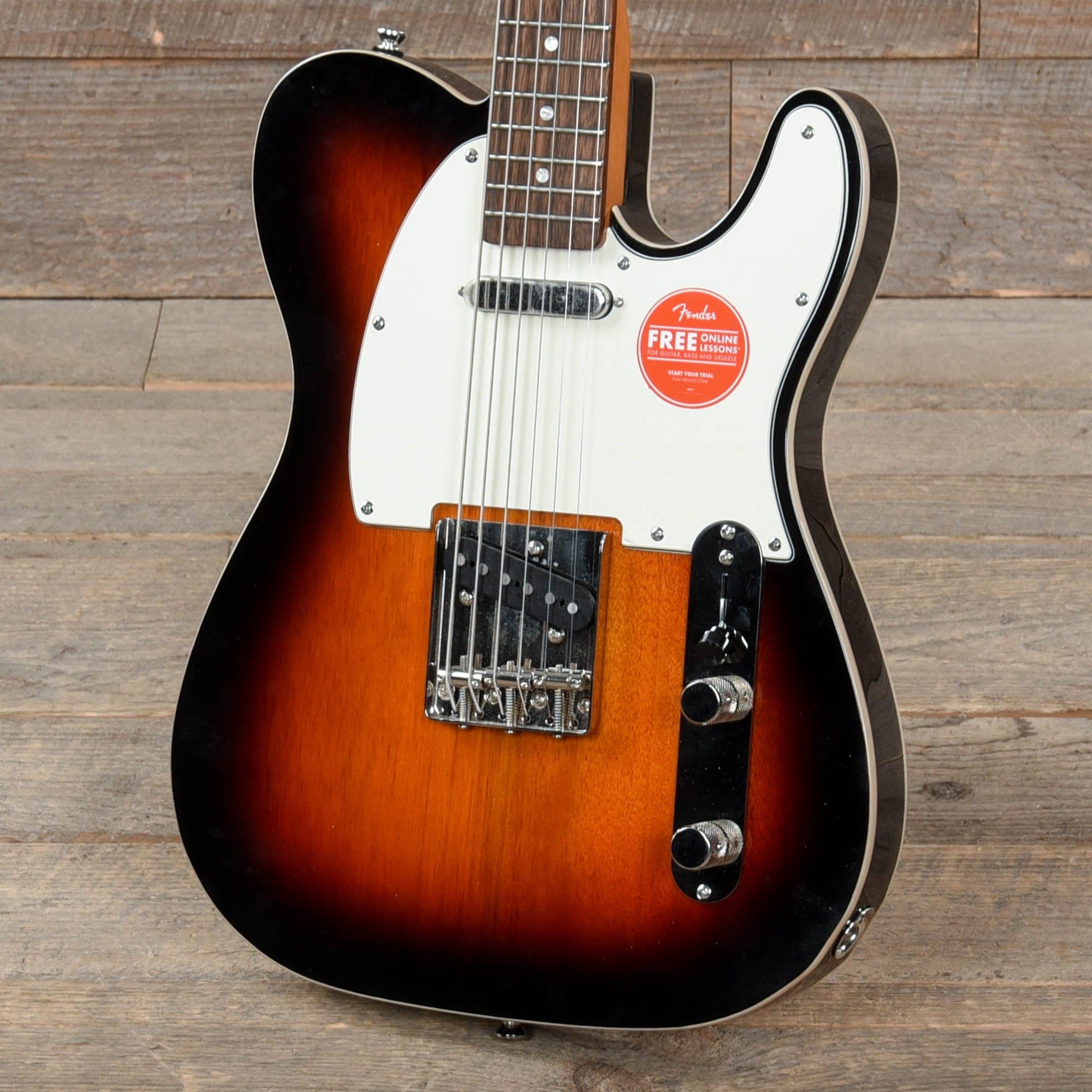 Squier Classic Vibe Baritone Custom Telecaster 3-Tone Sunburst Electric Guitars / Solid Body