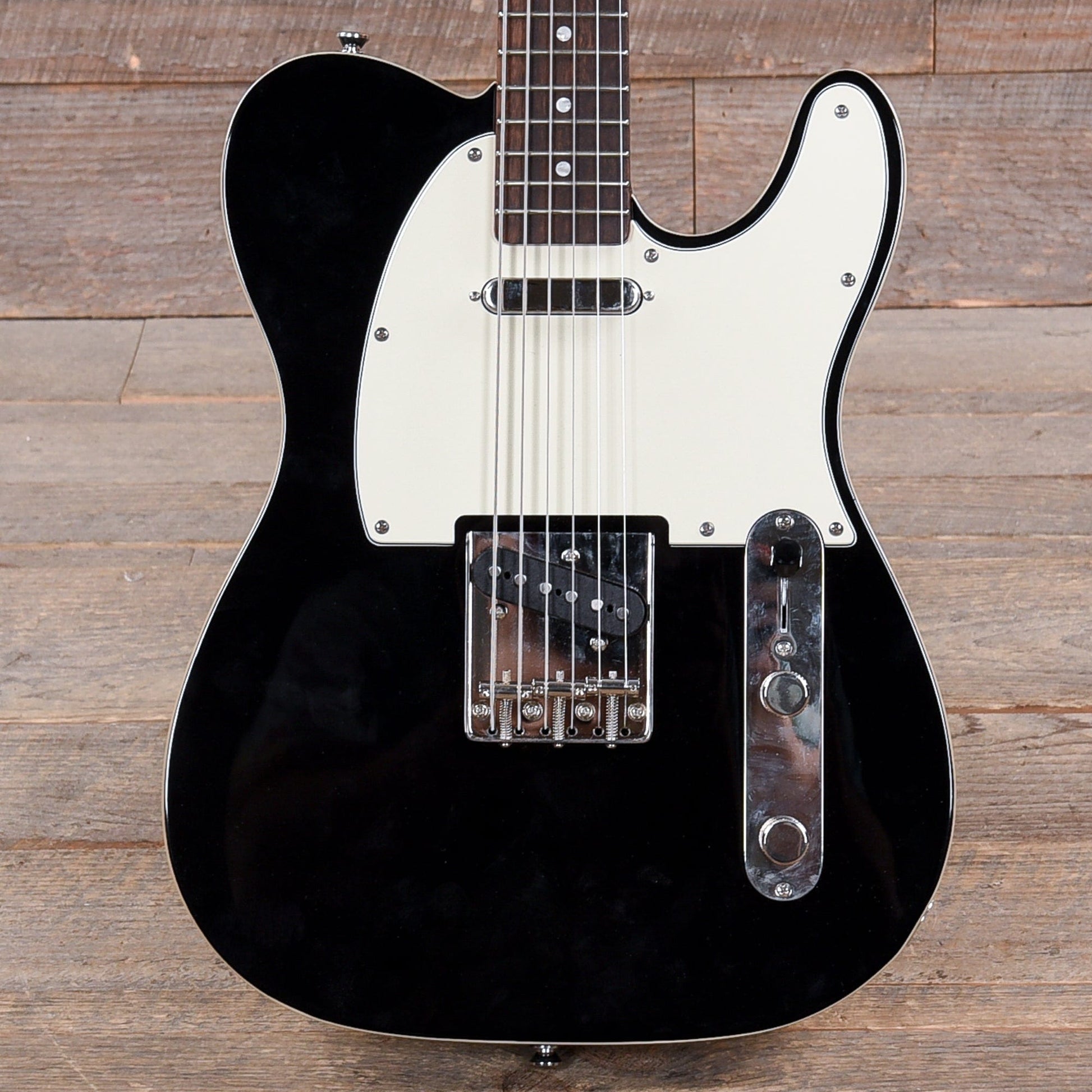 Squier Classic Vibe Baritone Custom Telecaster Black Electric Guitars / Solid Body