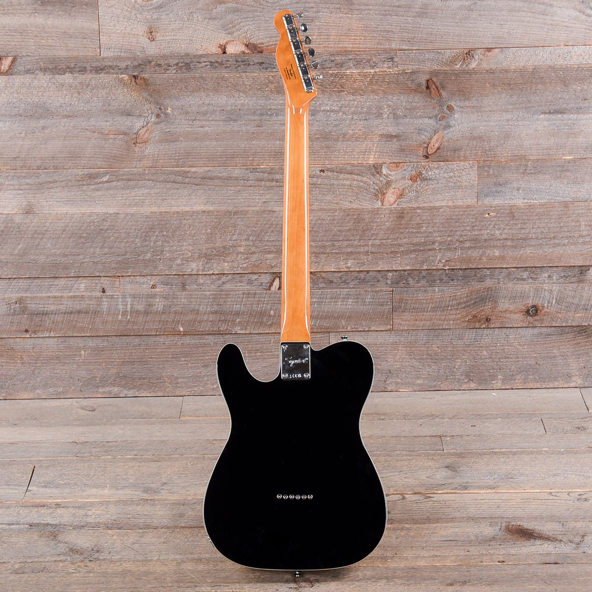 Squier Classic Vibe Baritone Custom Telecaster Black Electric Guitars / Solid Body