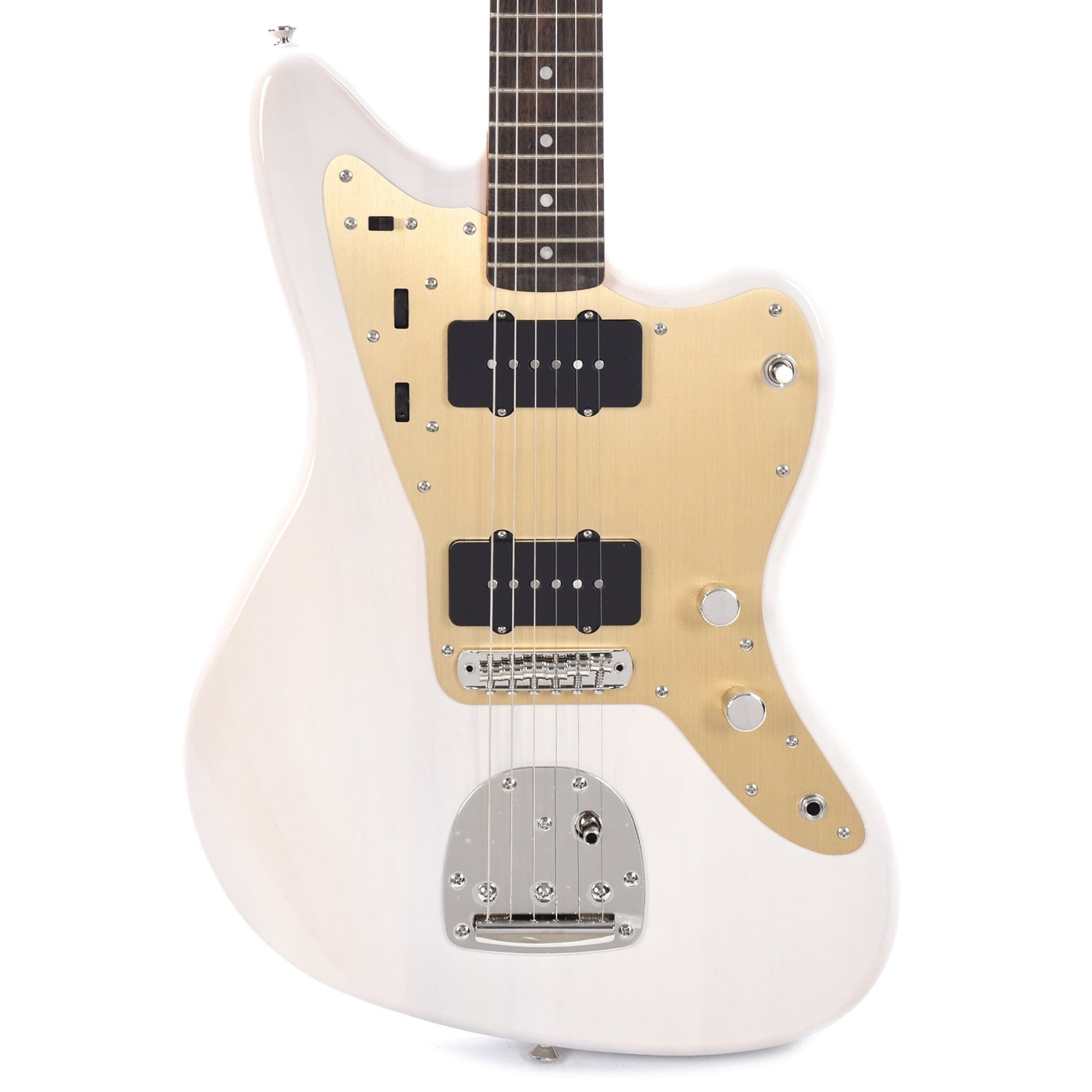 Squier Classic Vibe Late '50s Jazzmaster White Blonde w/Gold Anodized Pickguard Electric Guitars / Solid Body