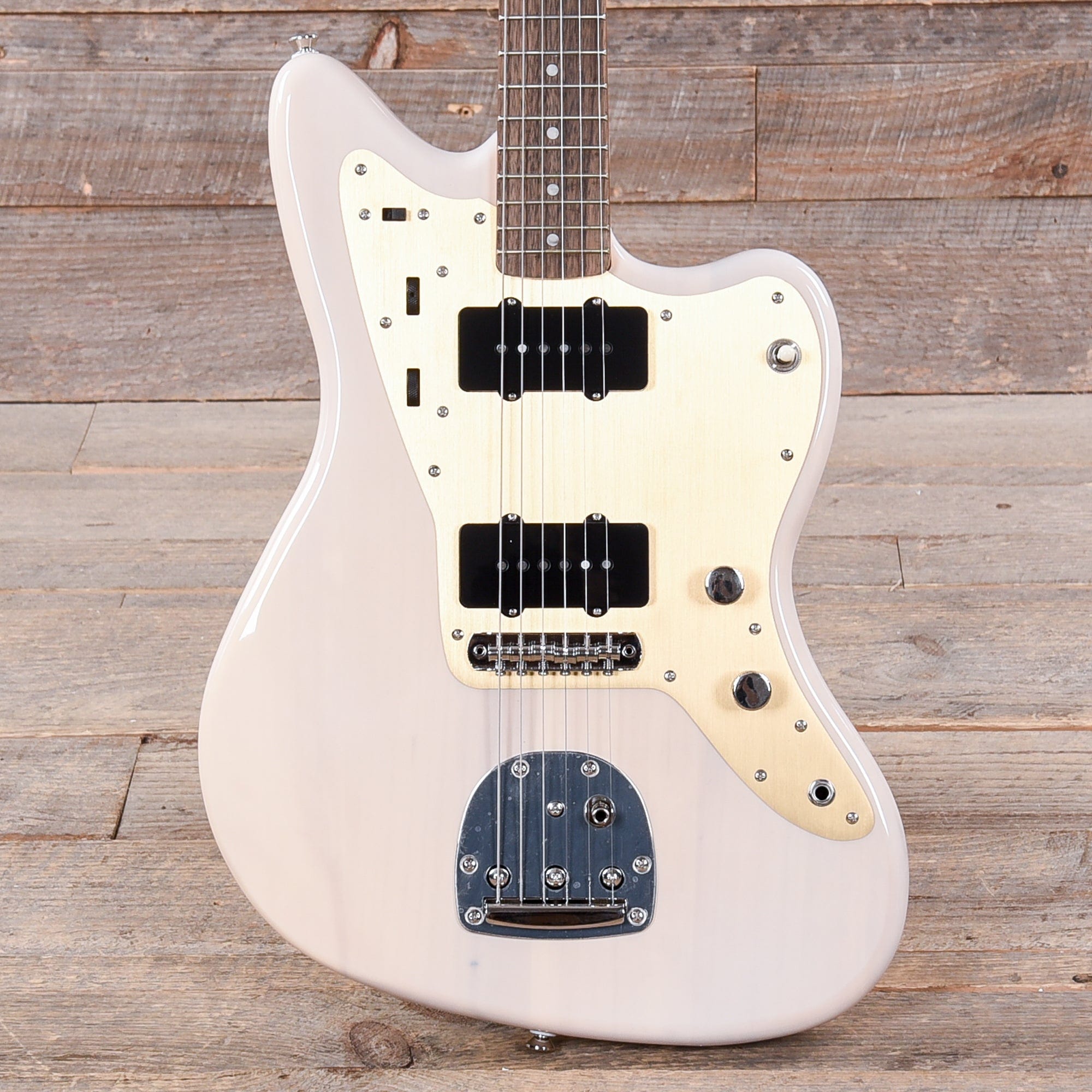 Squier Classic Vibe Late '50s Jazzmaster White Blonde w/Gold Anodized Pickguard Electric Guitars / Solid Body