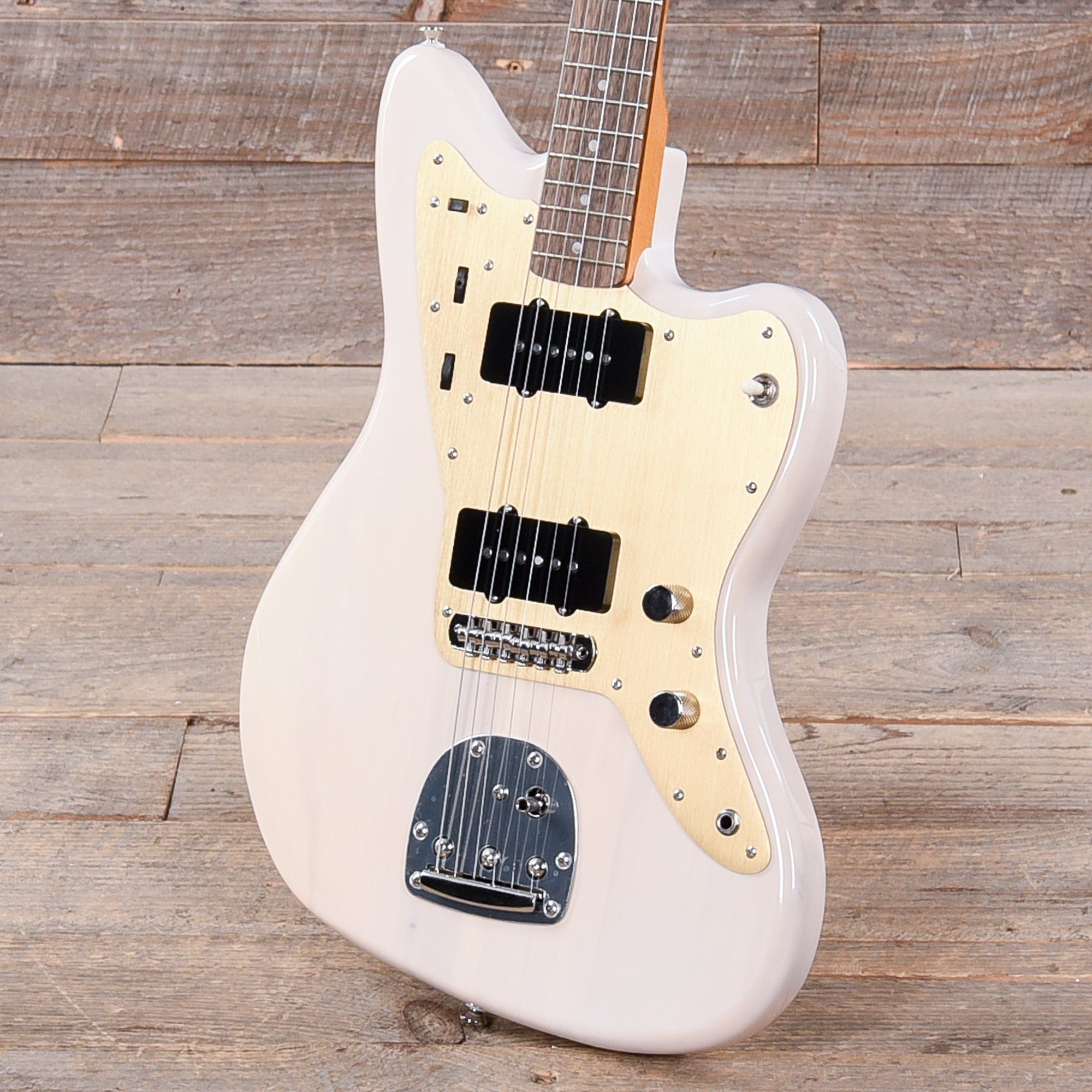 Squier Classic Vibe Late '50s Jazzmaster White Blonde w/Gold Anodized Pickguard Electric Guitars / Solid Body