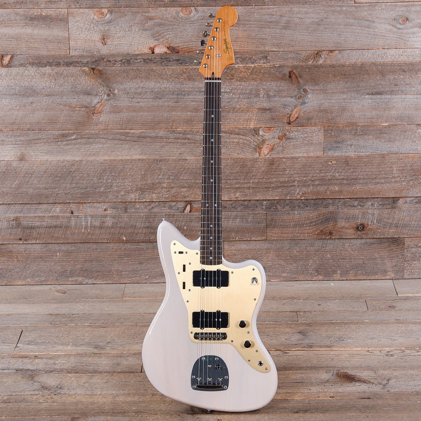 Squier Classic Vibe Late '50s Jazzmaster White Blonde w/Gold Anodized Pickguard Electric Guitars / Solid Body