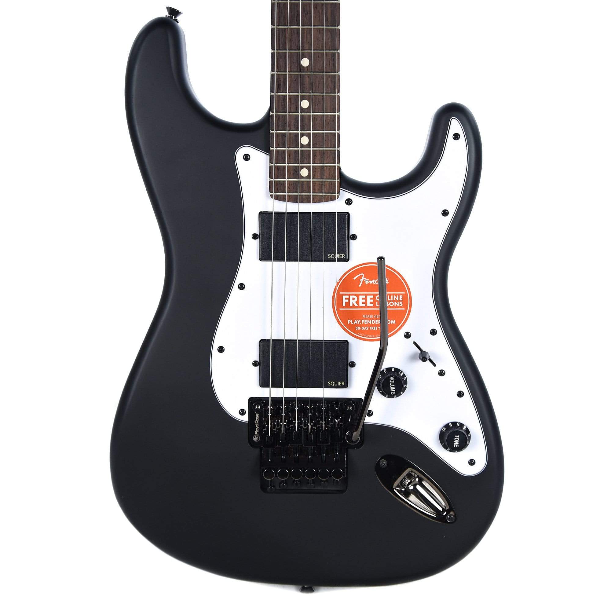 Squier Contemporary Active Stratocaster HH Flat Black w/Reverse Headstock Electric Guitars / Solid Body