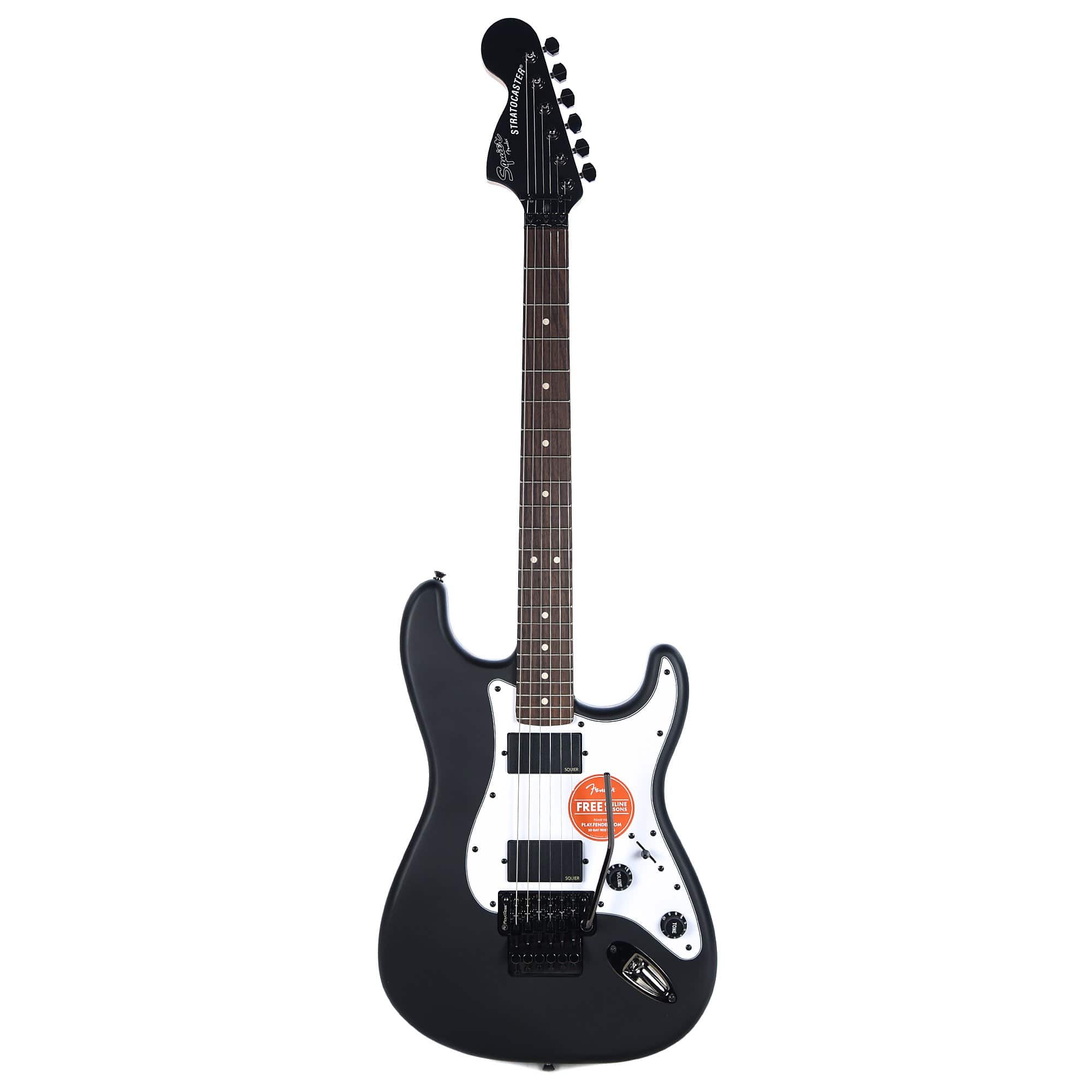 Squier Contemporary Active Stratocaster HH Flat Black w/Reverse Headstock Electric Guitars / Solid Body