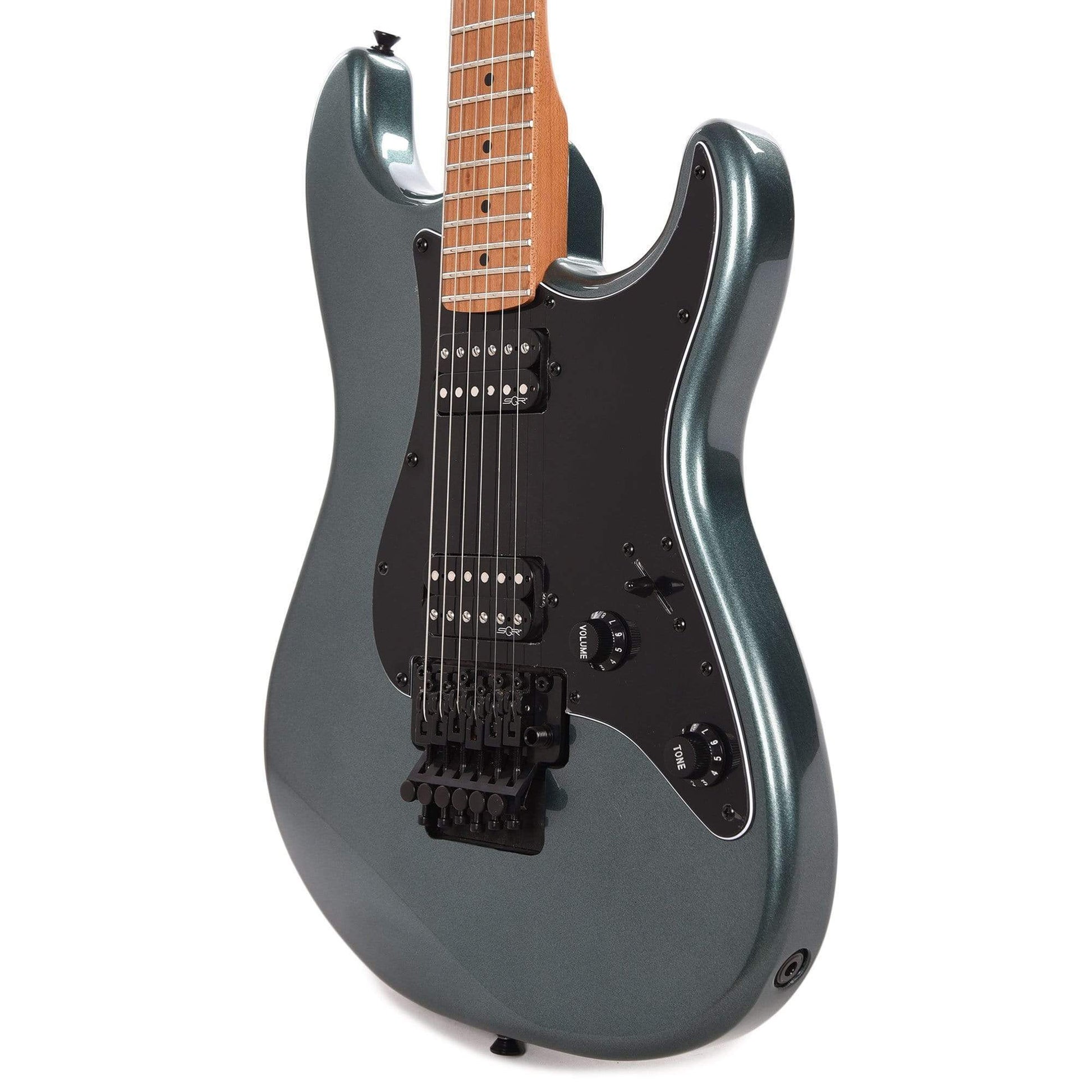 Squier Contemporary Stratocaster HH FR Roasted Gunmetal Metallic Electric Guitars / Solid Body