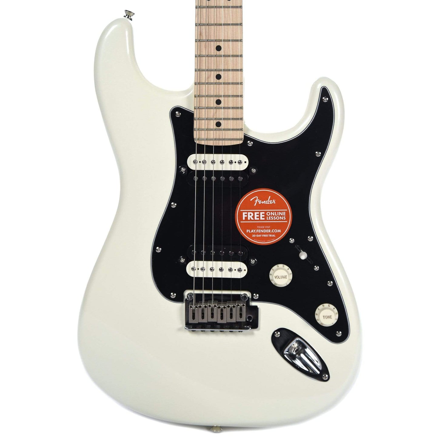 Squier Contemporary Stratocaster HH Pearl White w/Fender Gig Bag, Stand, Cable, Tuner, Picks and Strings Electric Guitars / Solid Body