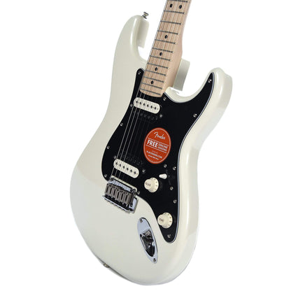 Squier Contemporary Stratocaster HH Pearl White w/Fender Gig Bag, Stand, Cable, Tuner, Picks and Strings Electric Guitars / Solid Body