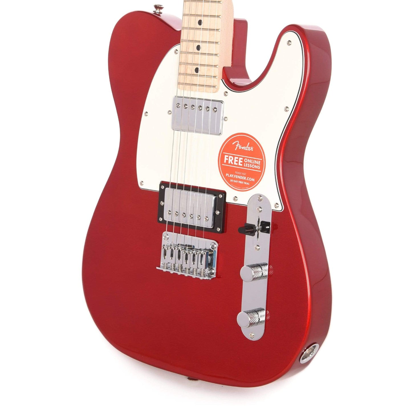 Squier Contemporary Telecaster HH Dark Metallic Red Electric Guitars / Solid Body